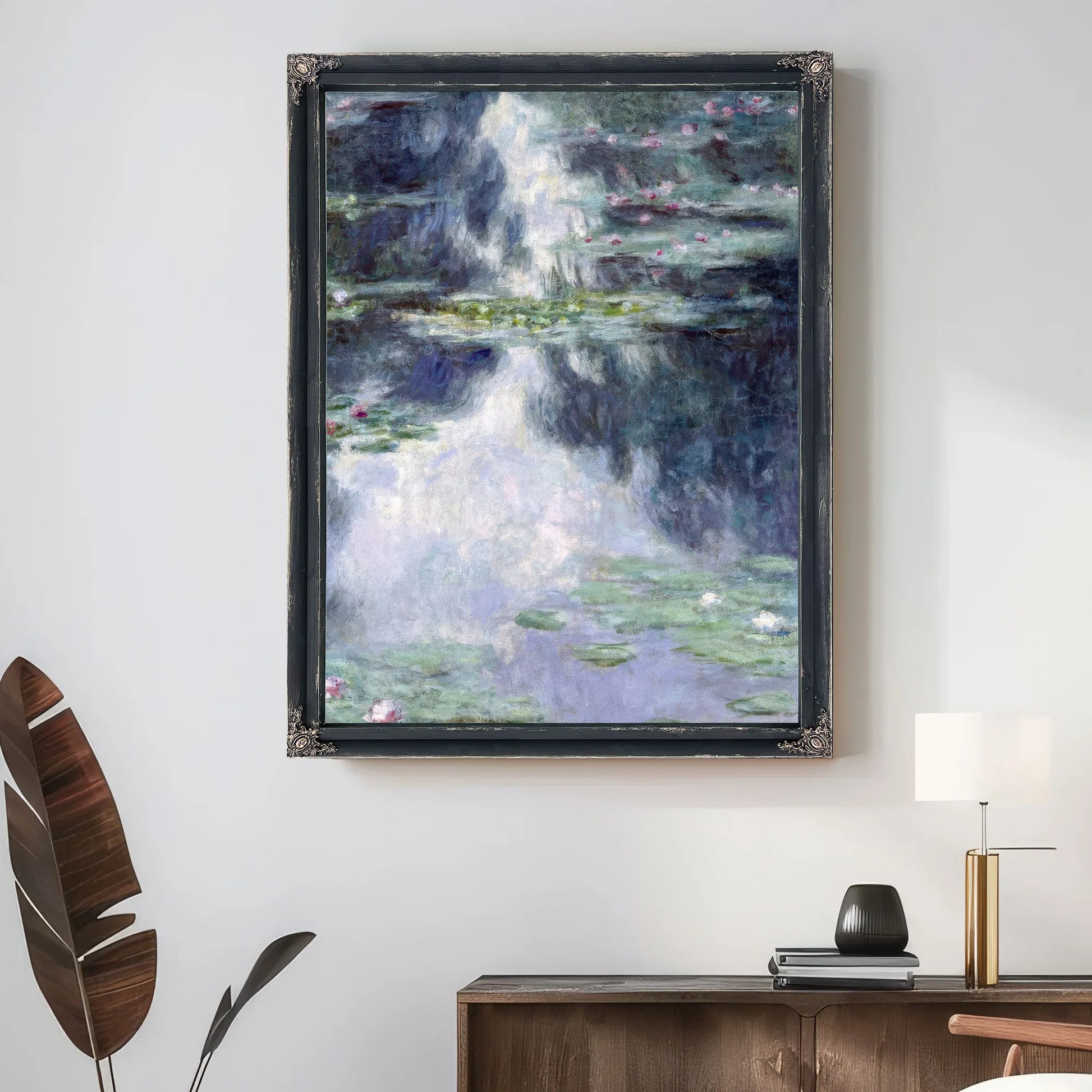 Pond With Water Lilies By Claude Monet Fine Art Print