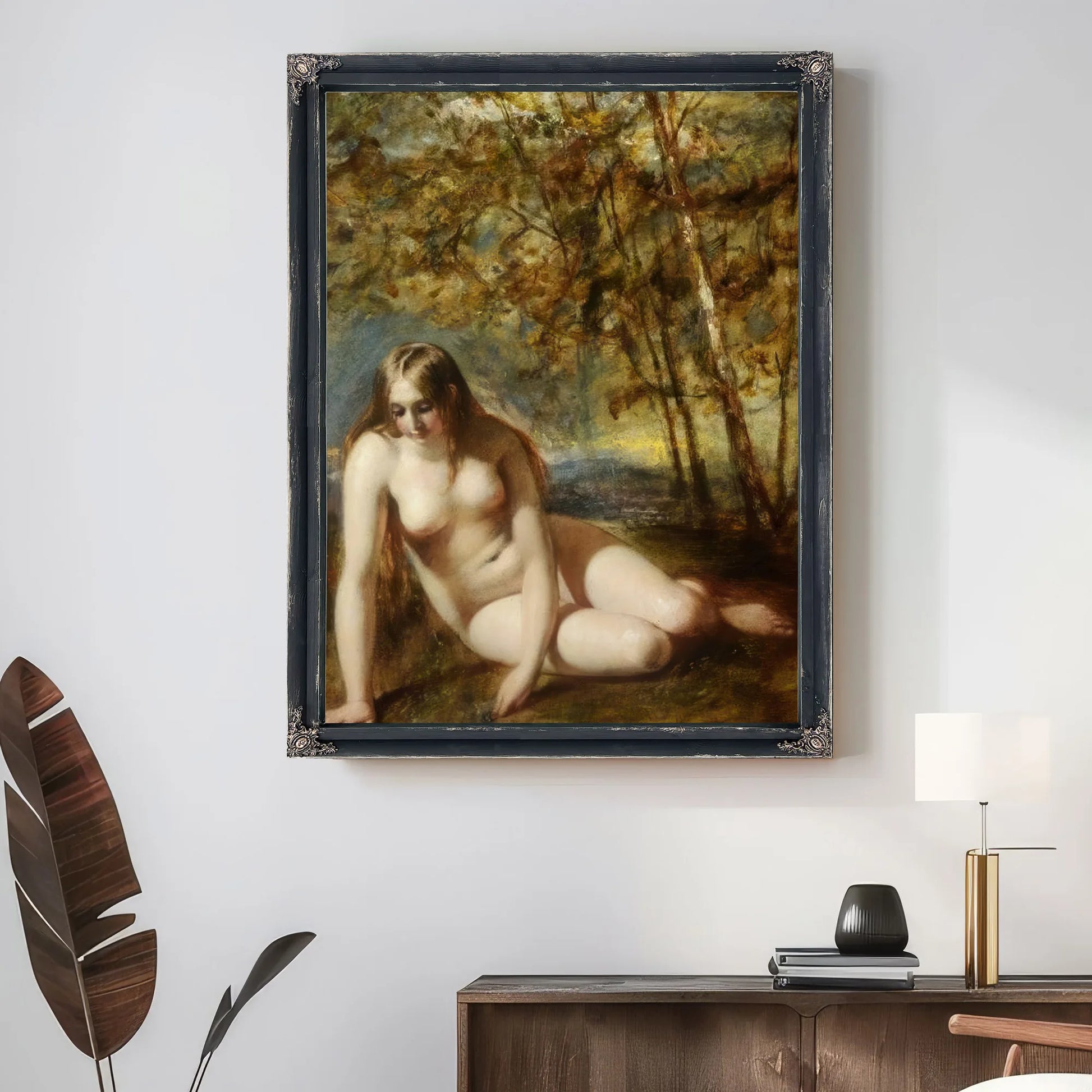 Eve At The Fountain By William Etty Fine Art Print