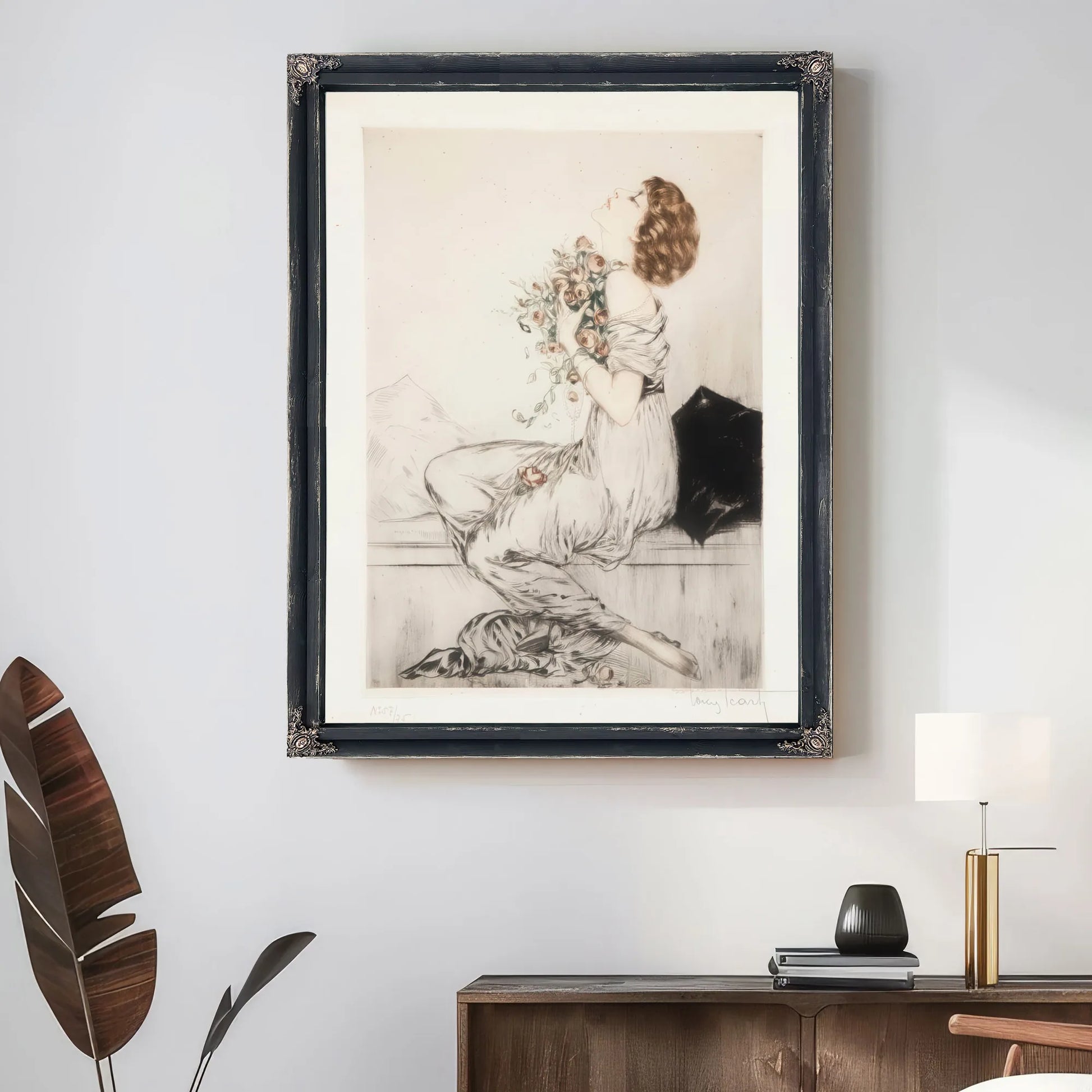 Rapture Circa 1913 By Louis Icart Fine Art Print