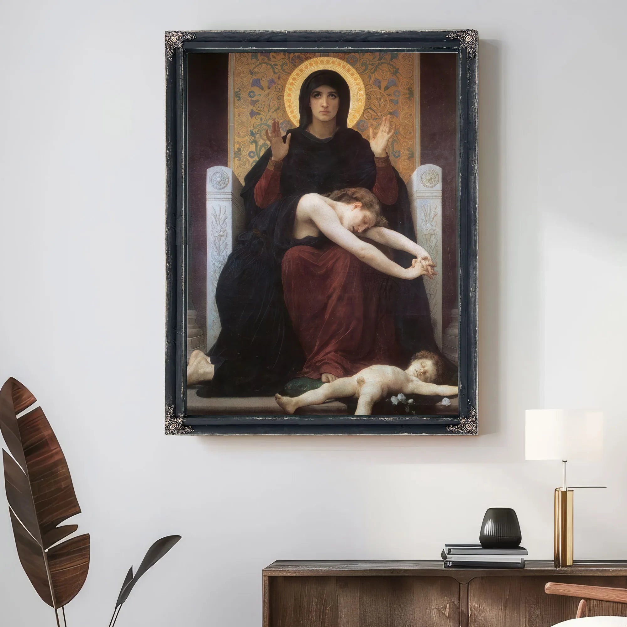 Virgin Comforter 1875 By William Adolphe Bouguereau Fine Art Print