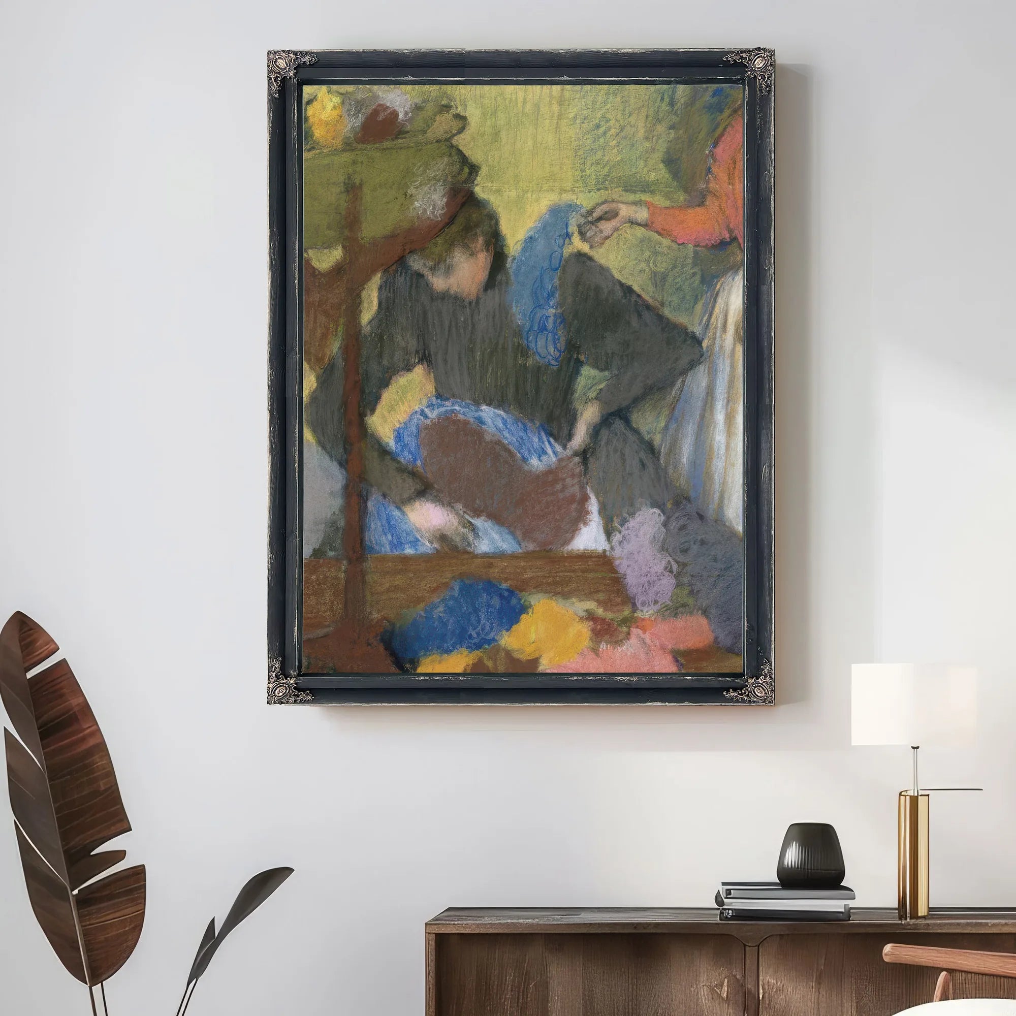 At The Milliner's By Edgar Degas Fine Art Print