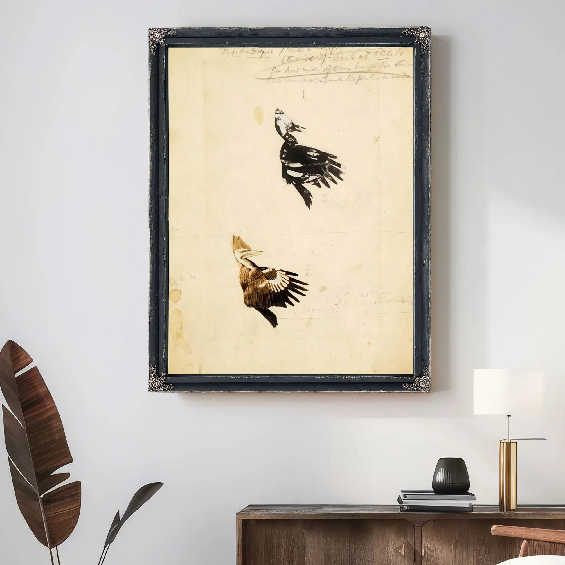 2 Rush Stencils, Study Folder For Book Concealing Coloration In The Animal Kingdom By Abbott Handerson Thayer Fine Art Print