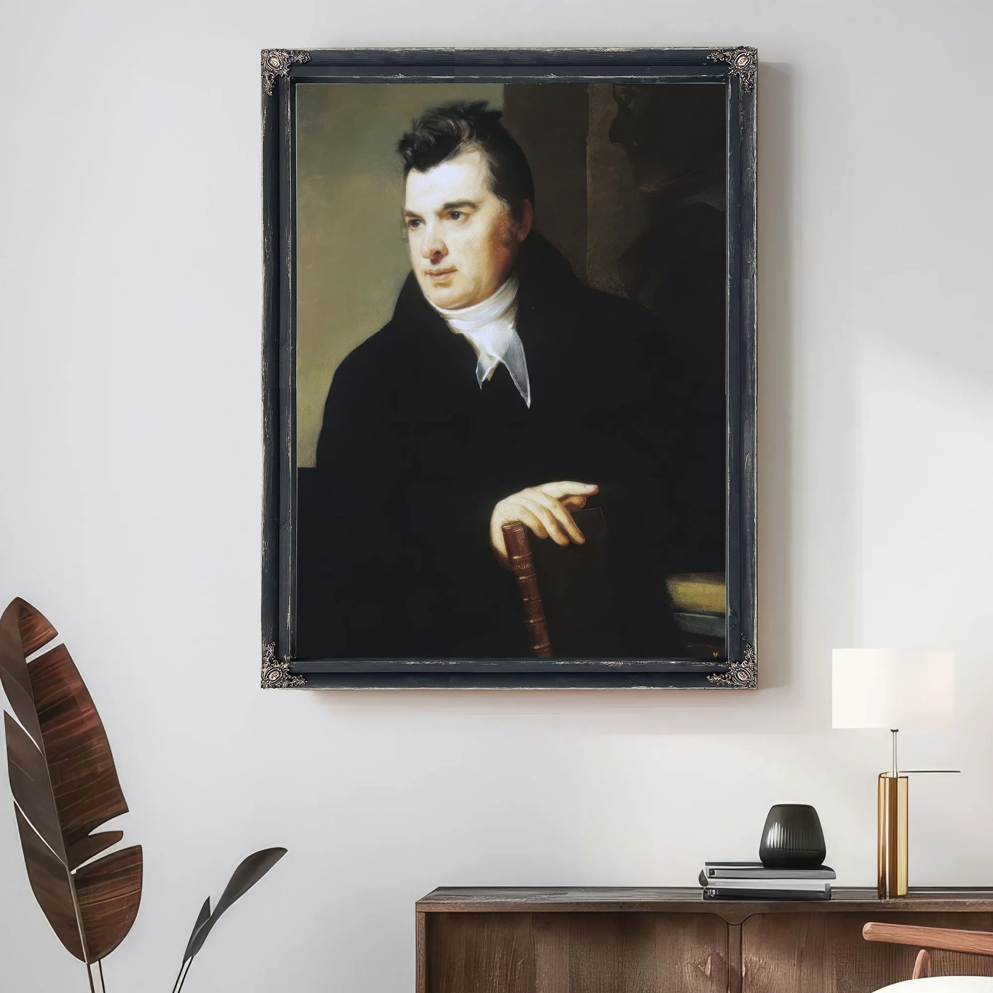 Portrait Of David Hosack, M.D. By Thomas Sully Fine Art Print