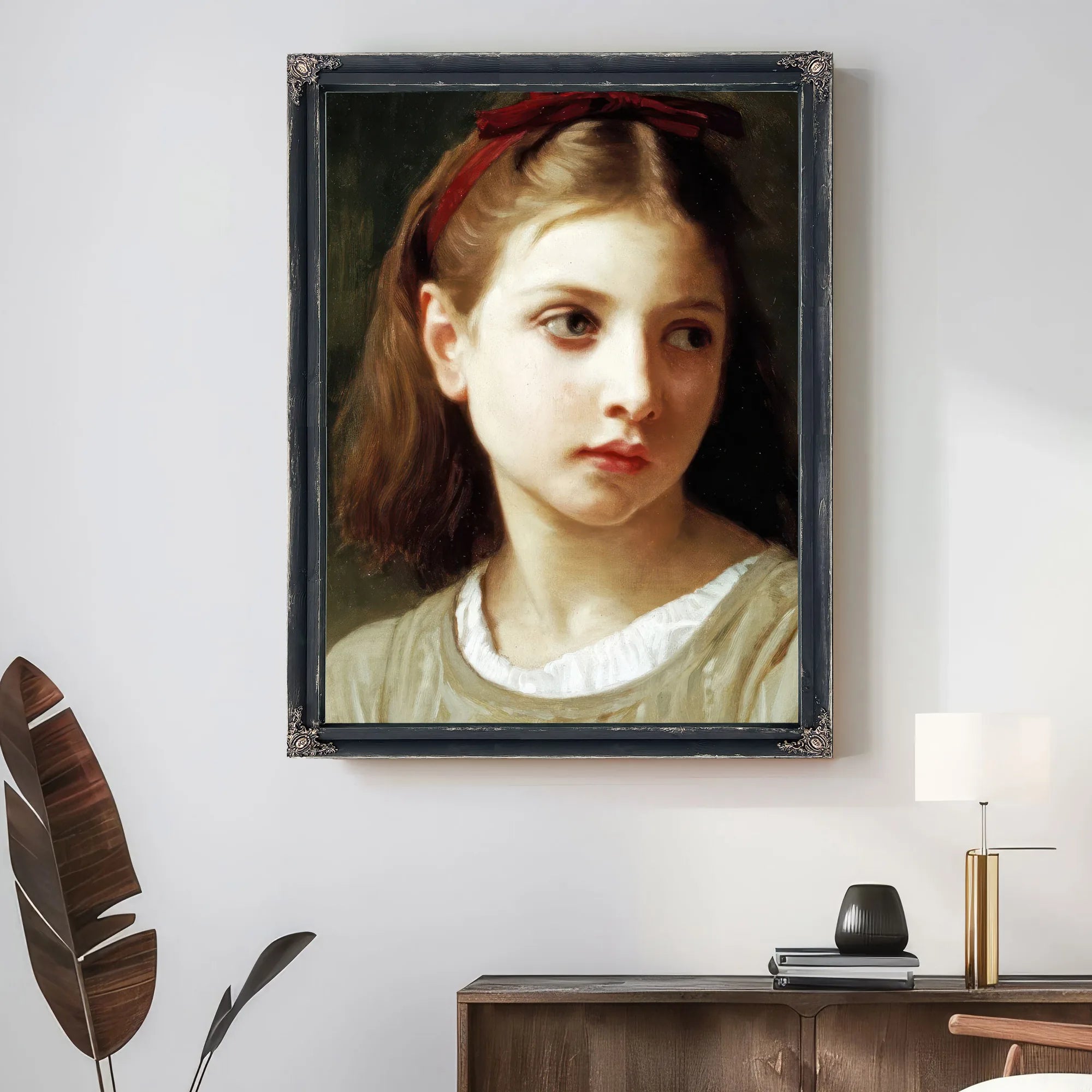 Une Petite Fille By William Adolphe Bouguereau Fine Art Print