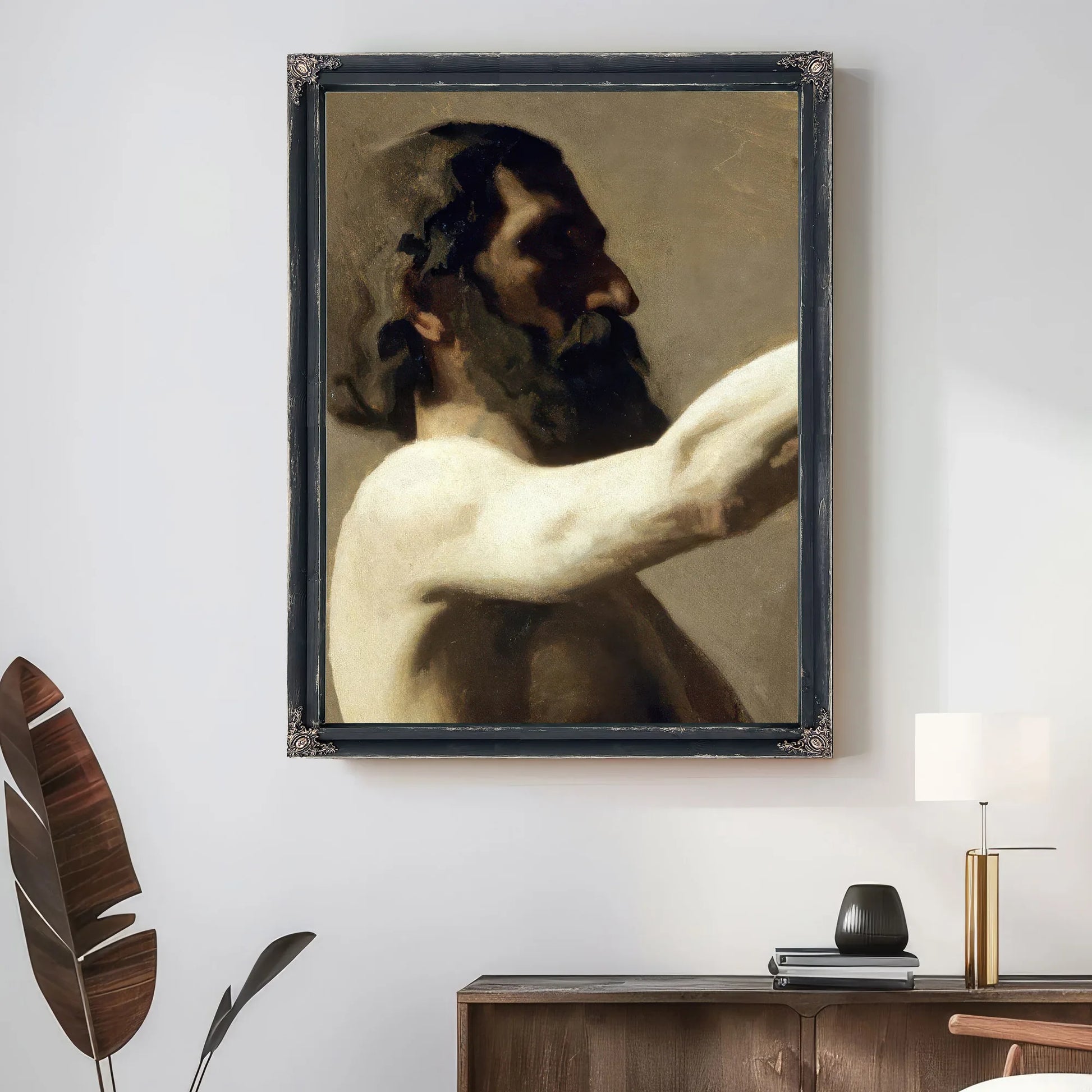 Study Of A Nude Man By Thomas Eakins Fine Art Print