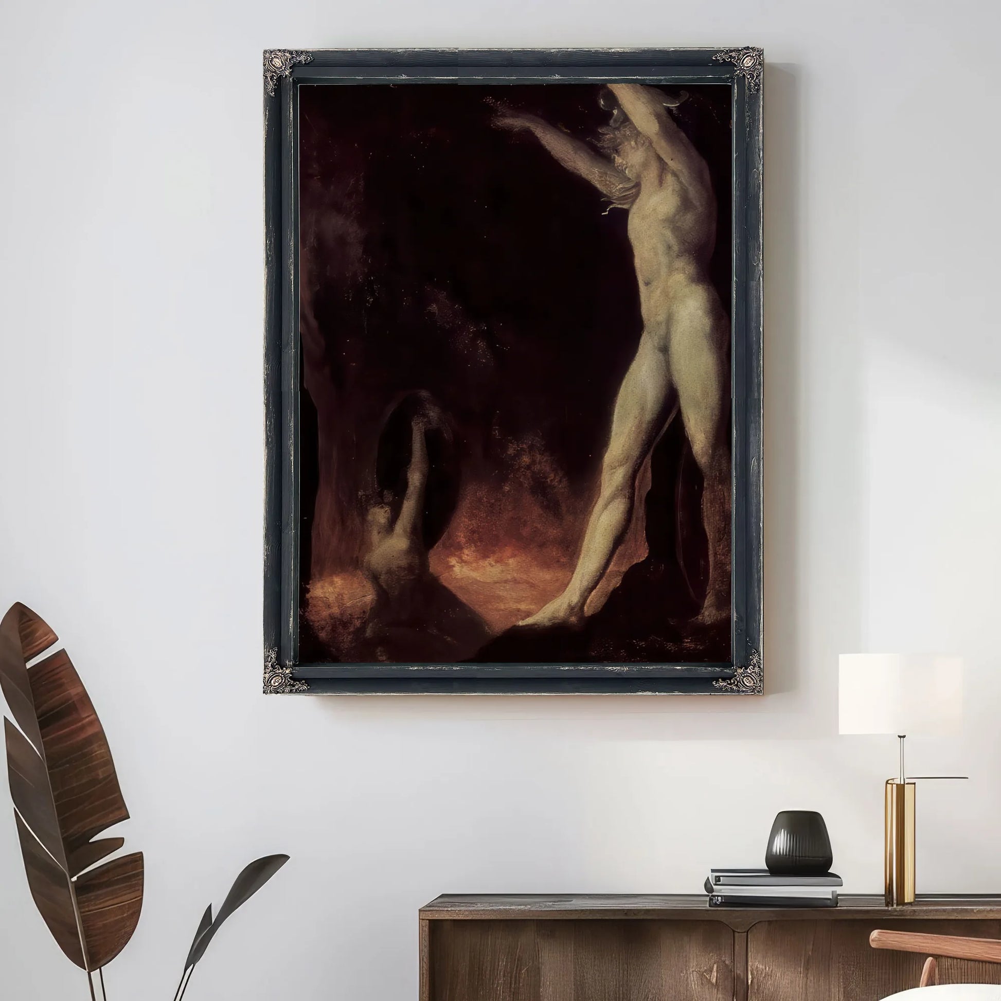 Satanic Call To The Beelzebub In Hell By Henry Fuseli Fine Art Print