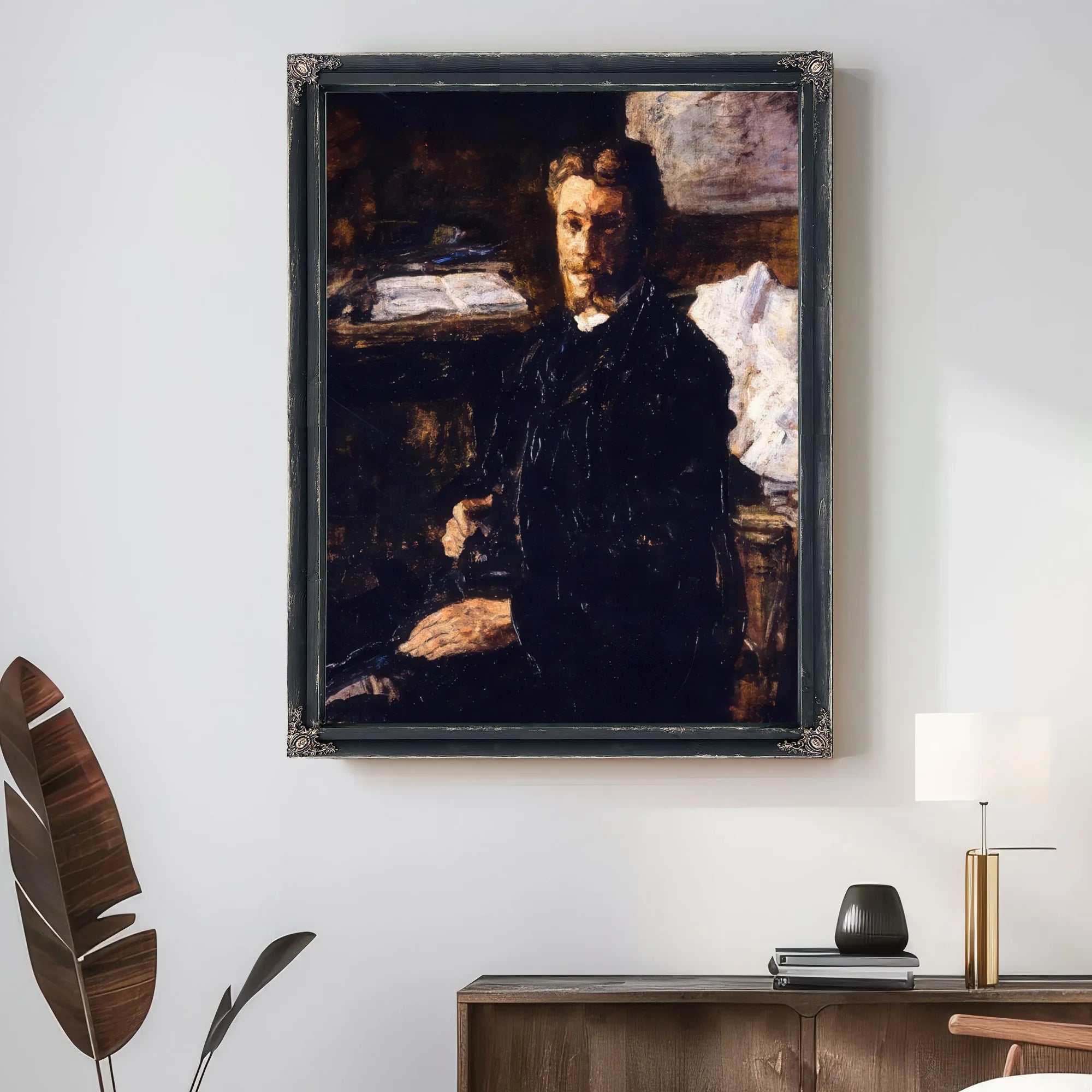 Portrait Of Willy Finch By James Ensor Fine Art Print