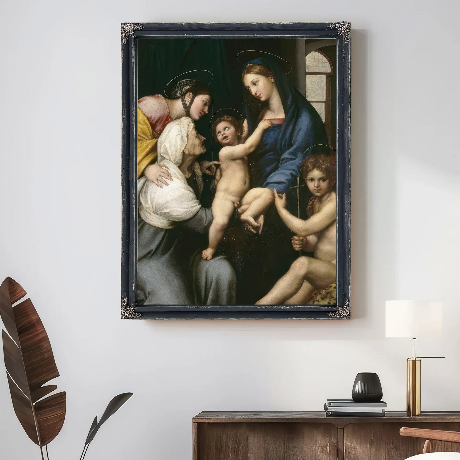 Madonna Of The Cloth By Raphael Fine Art Print