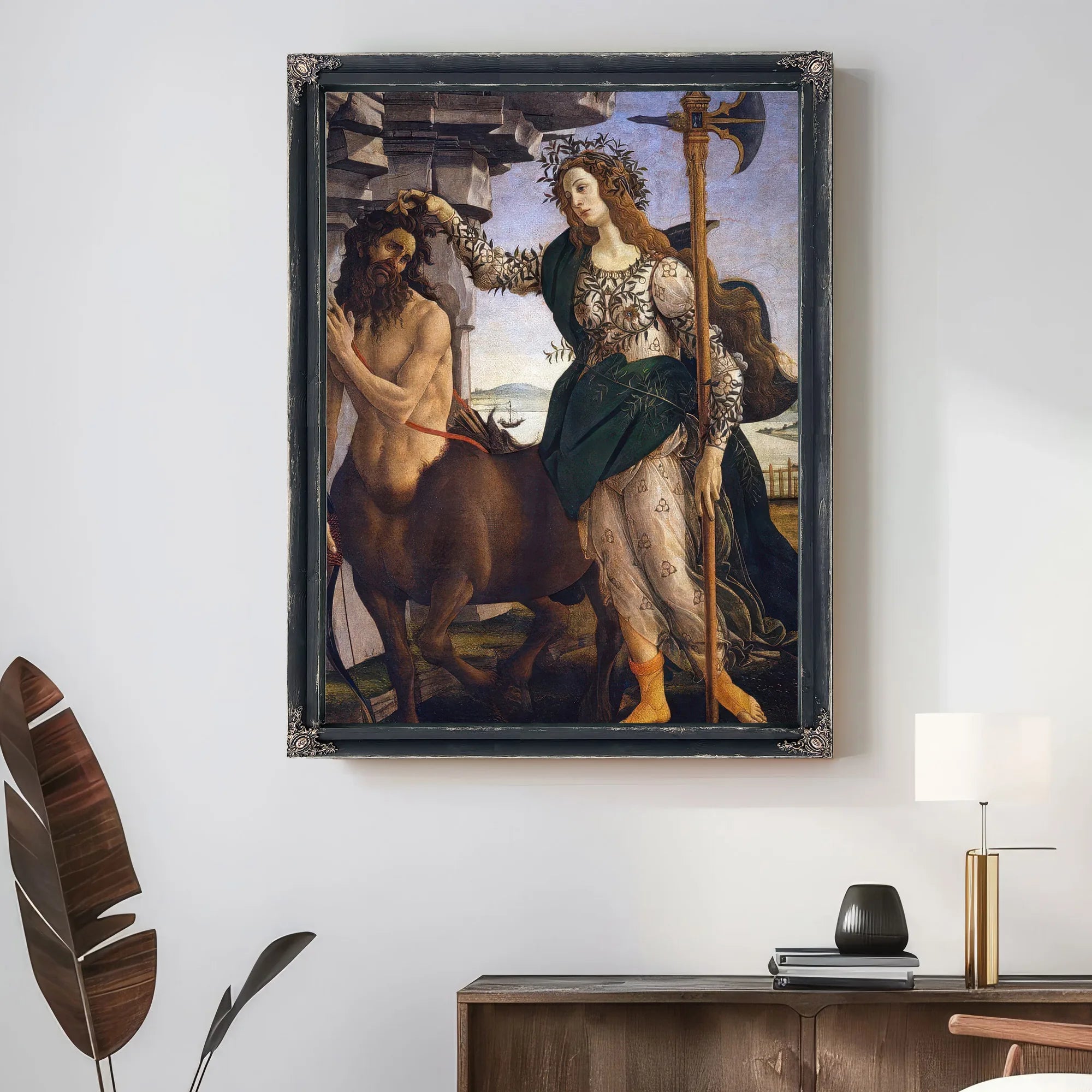 Pallas And The Centaur by Sandro Botticelli Fine Art Print