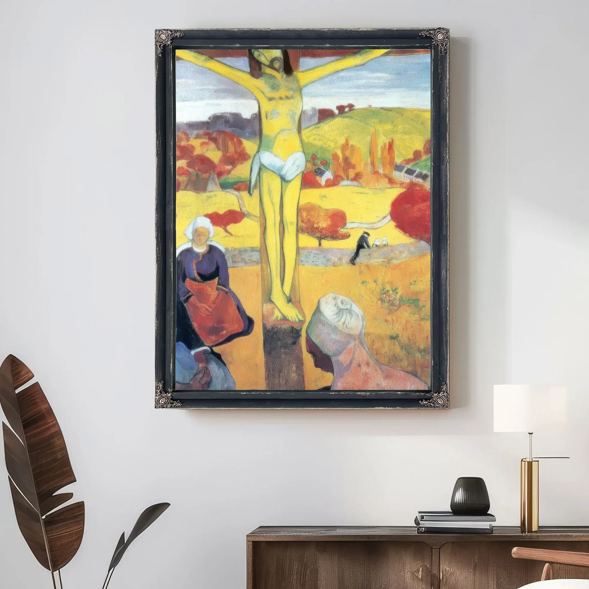 The Yellow Christ by Paul Gauguin Fine Art Print