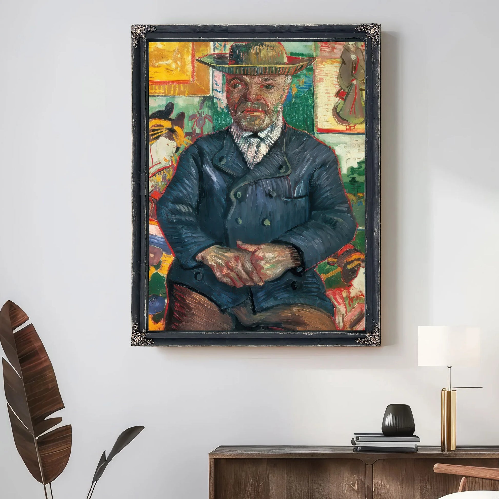 Portrait Of Pere Tanguy By Vincent Van Gogh Fine Art Print