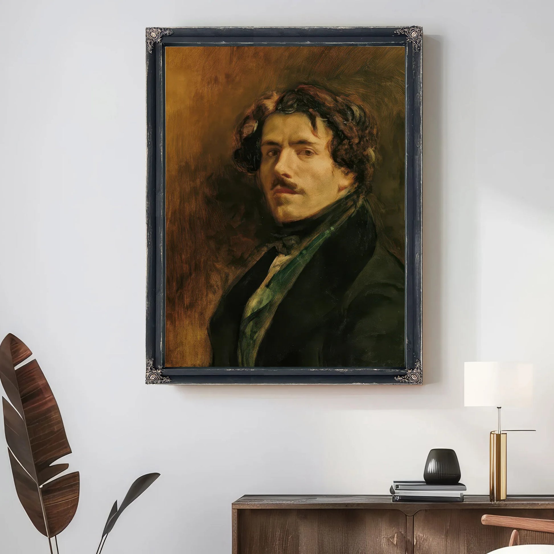 Self Portrait By Ferdinand Victor Eugene Delacroix Fine Art Print