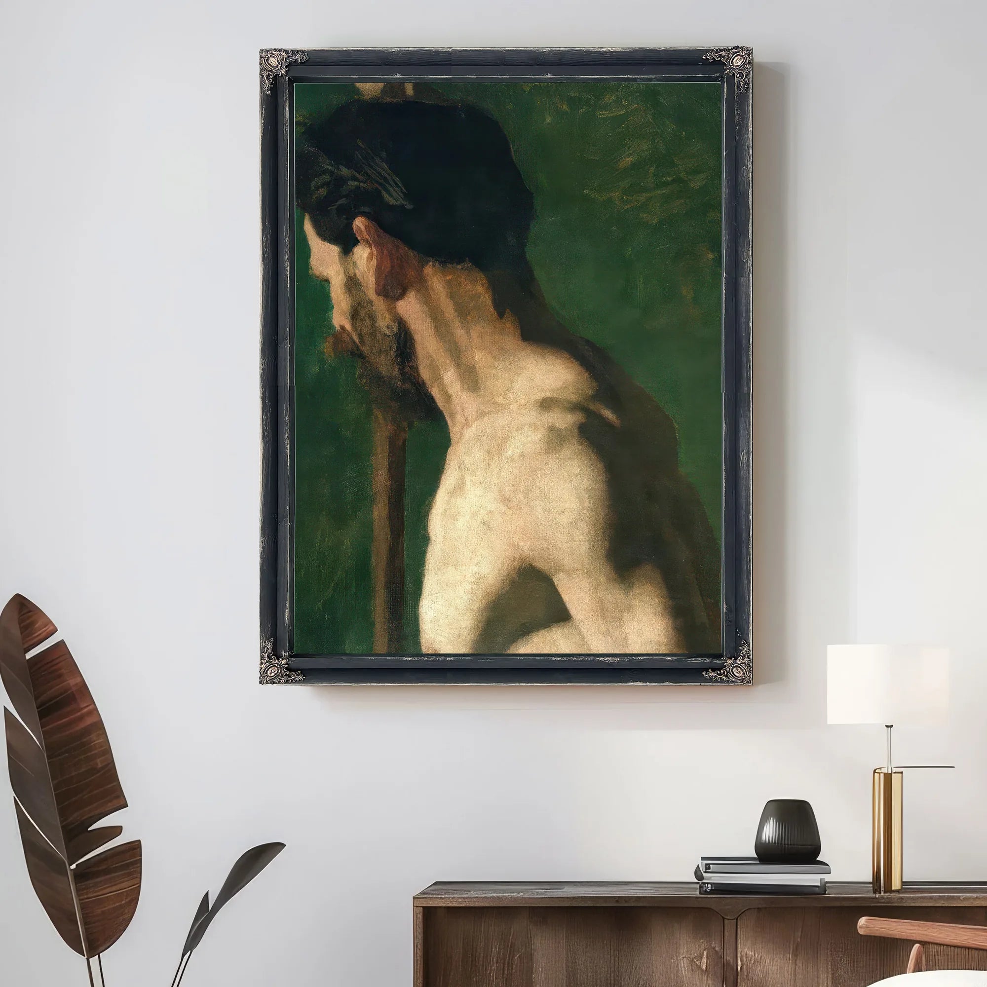 Study Of A Nude Man (The Strong Man) By Thomas Eakins Fine Art Print