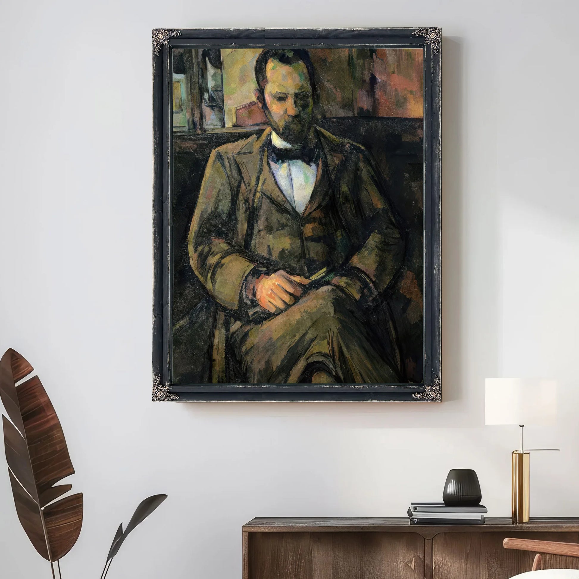 Portrait Of Ambroise Vollard By Paul Cezanne Fine Art Print
