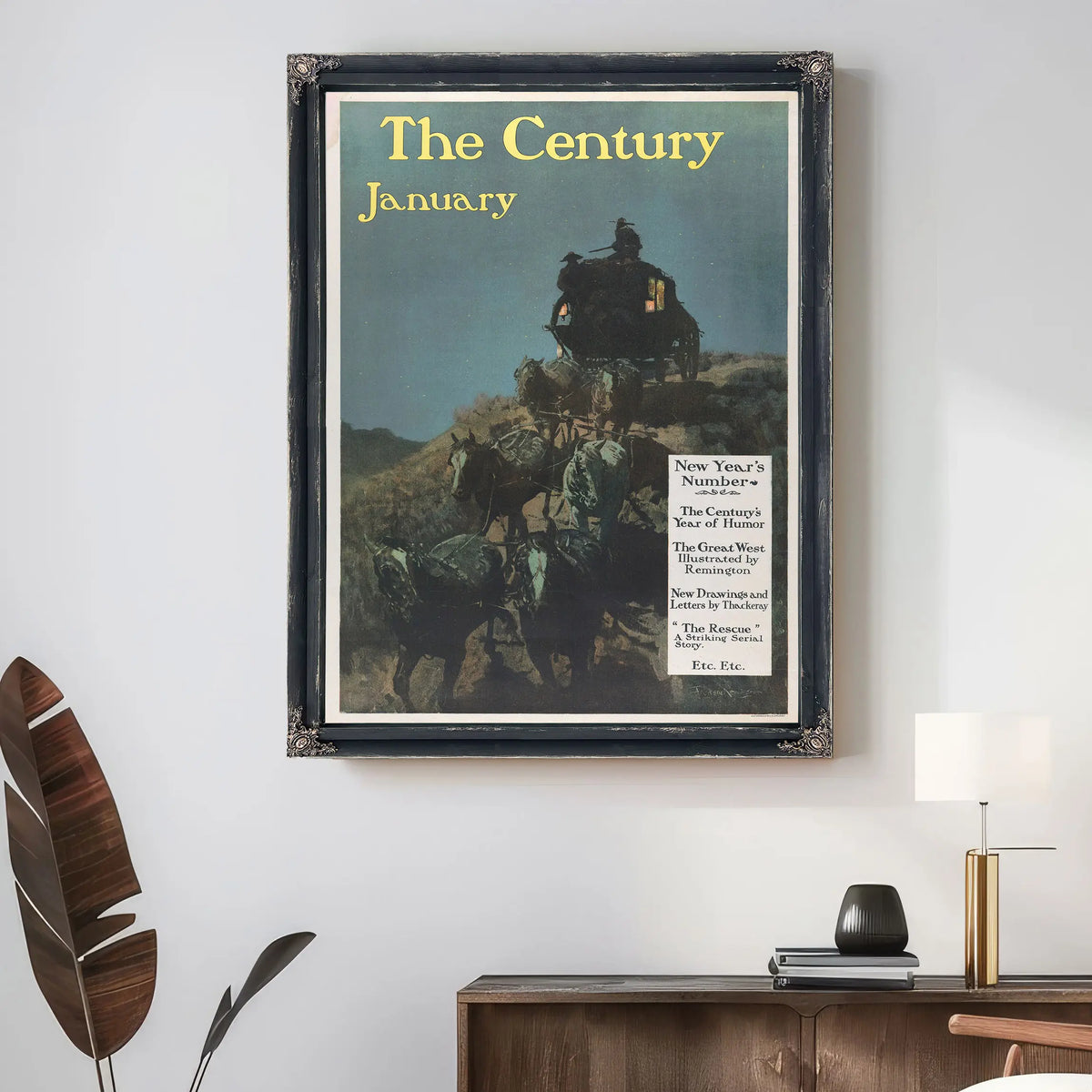The Century New Years Number January by Frederic Remington
