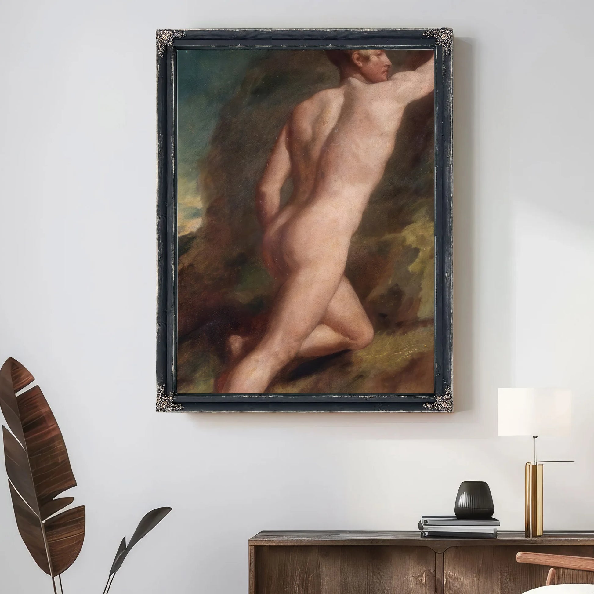 Male Nude Study By William Etty Fine Art Print