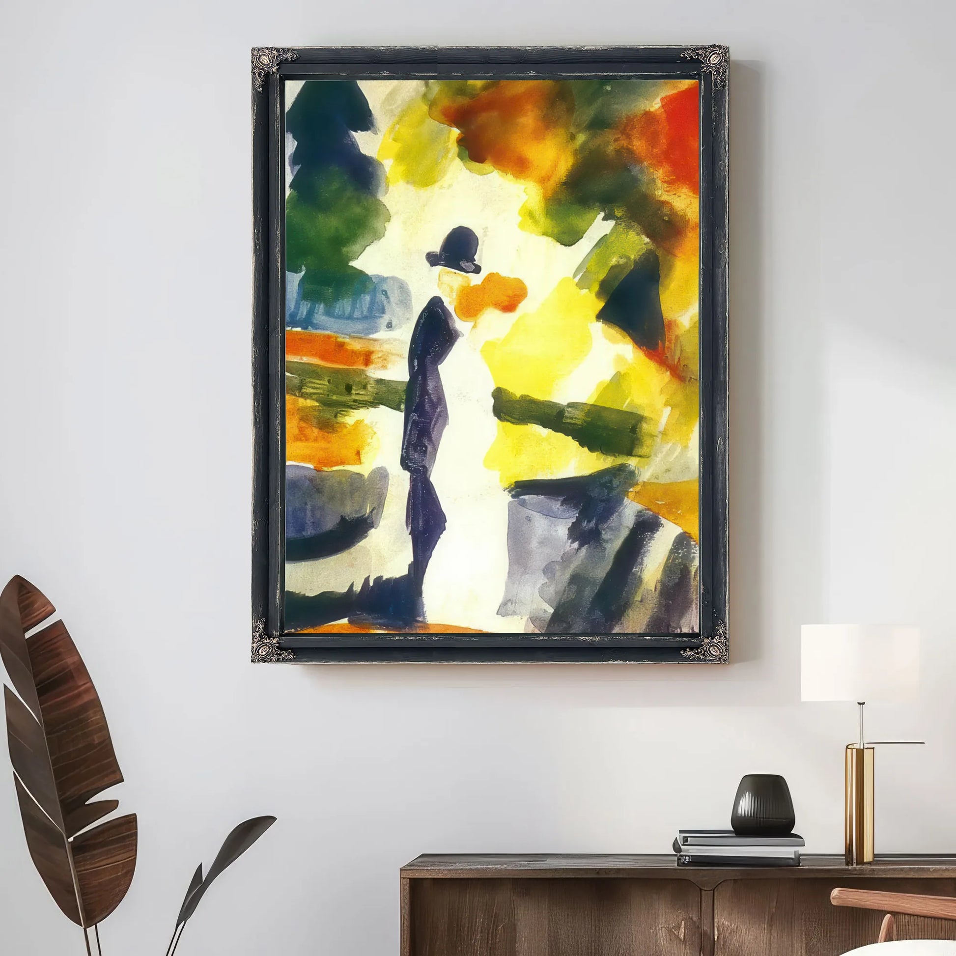 Couple In A Park By August Macke Fine Art Print