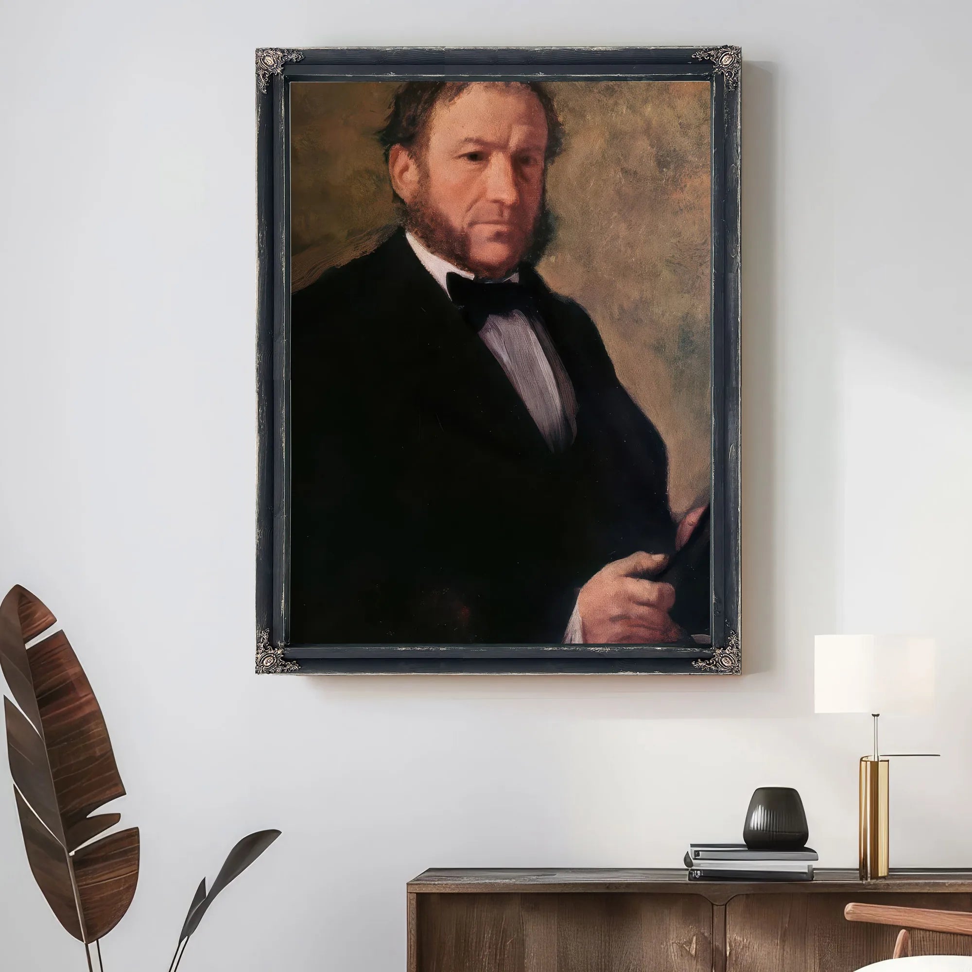 Portrait Of Monsieur Ruelle By Edgar Degas Fine Art Print