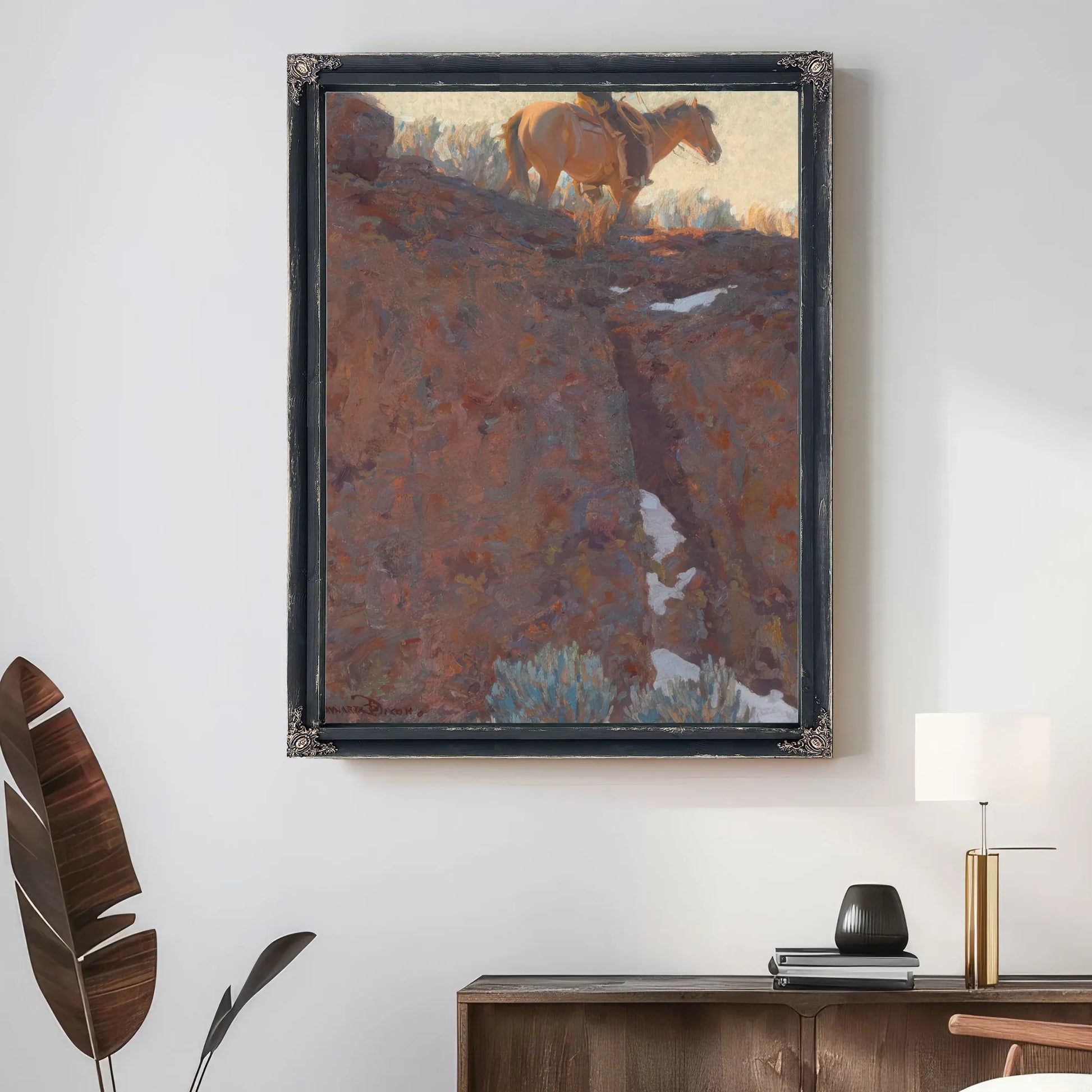 The Lone Trail By Maynard Dixon Fine Art Print