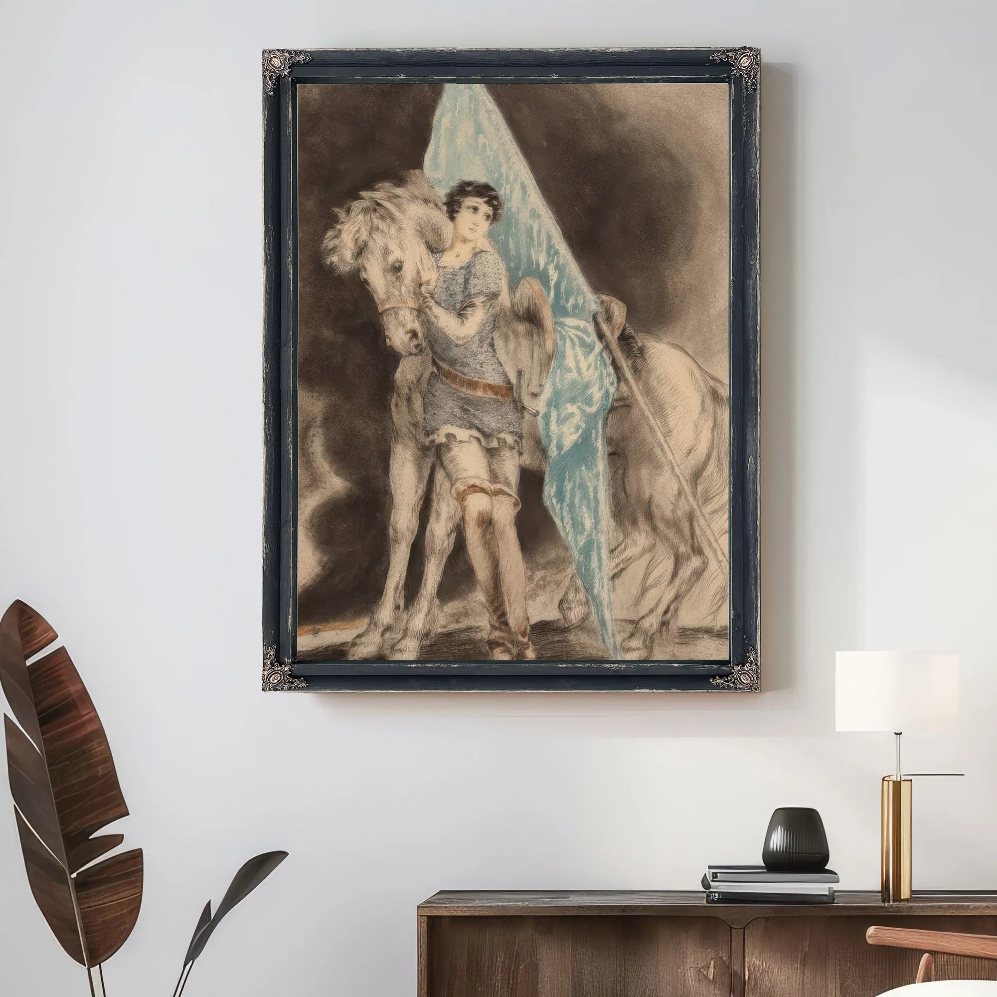 Jeanne D Arc By Louis Icart Fine Art Print