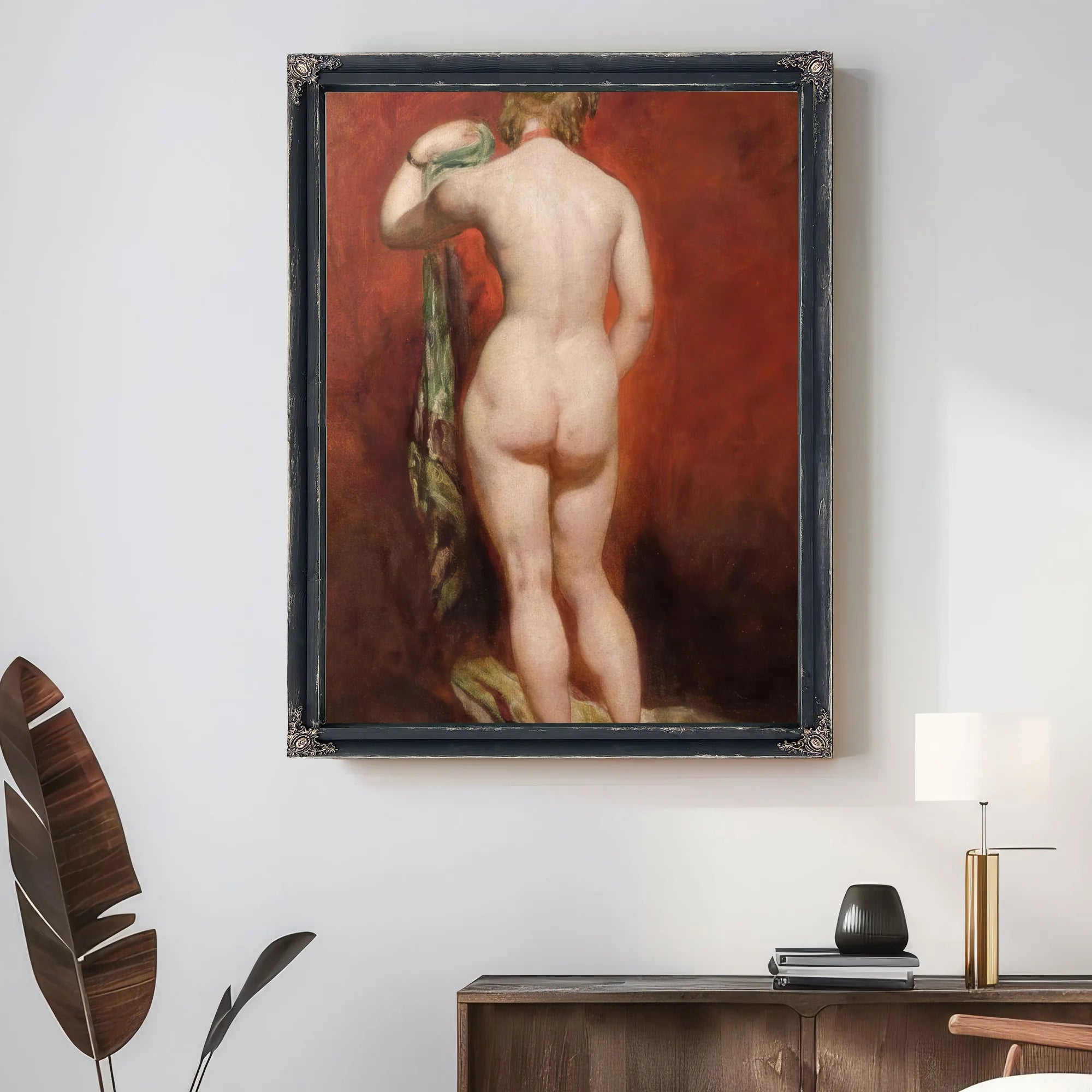 Standing Female Nude By William Etty Fine Art Print