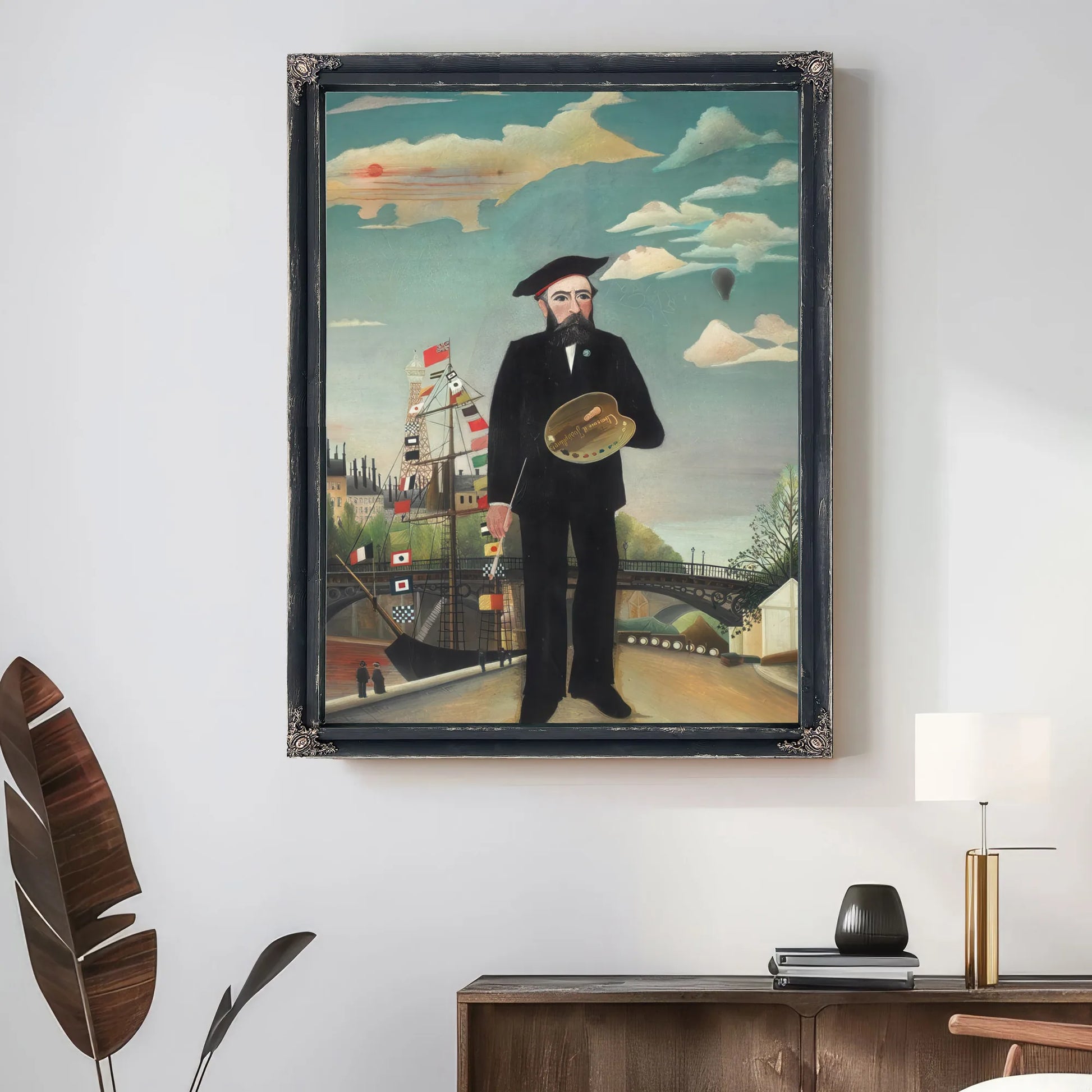 Myself Portrait Landscape 1890 By Henri Rousseau Fine Art Print