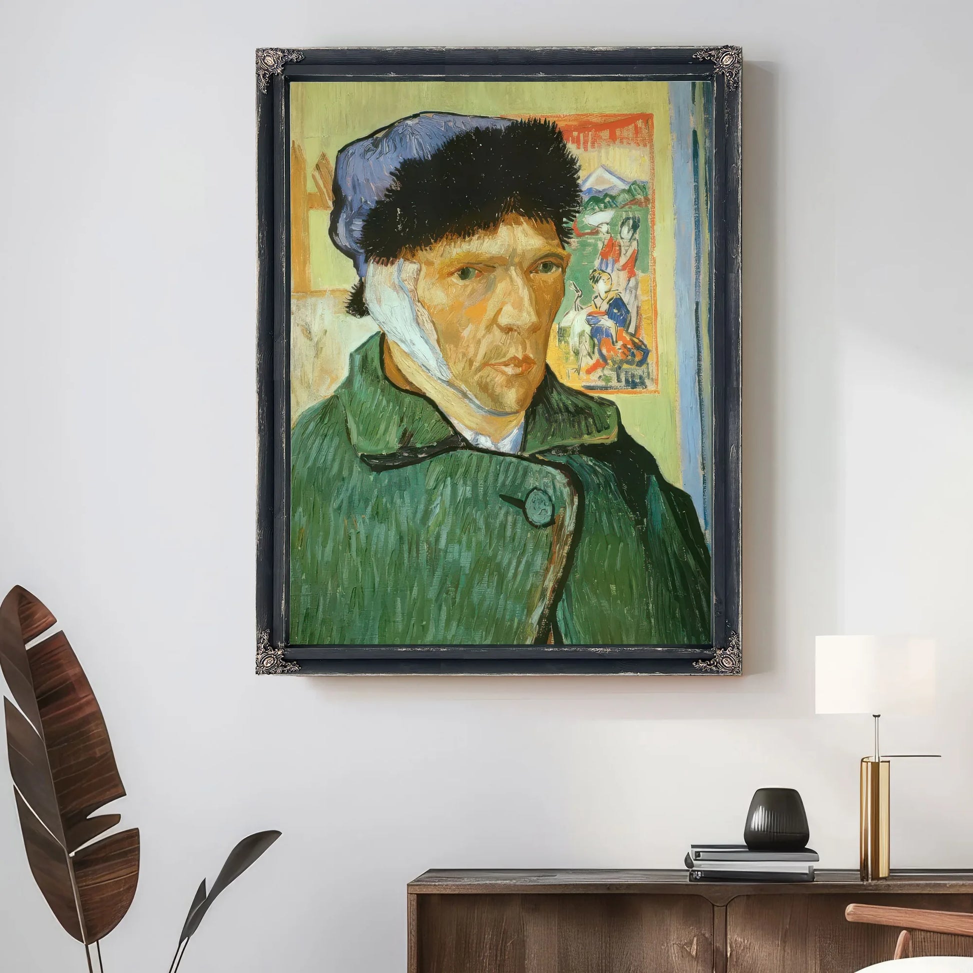 Self Portrait With Bandaged Ear By Vincent Van Gogh Fine Art Print