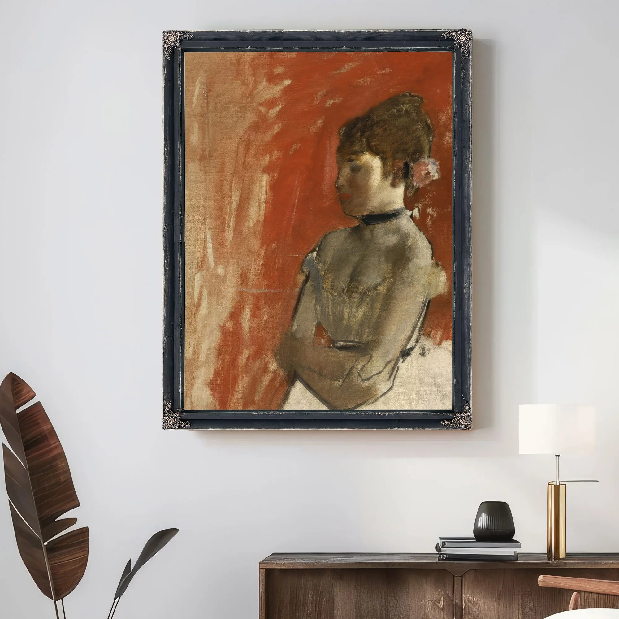 Ballet Dancer With Arms Crossed By Edgar Degas Fine Art Print