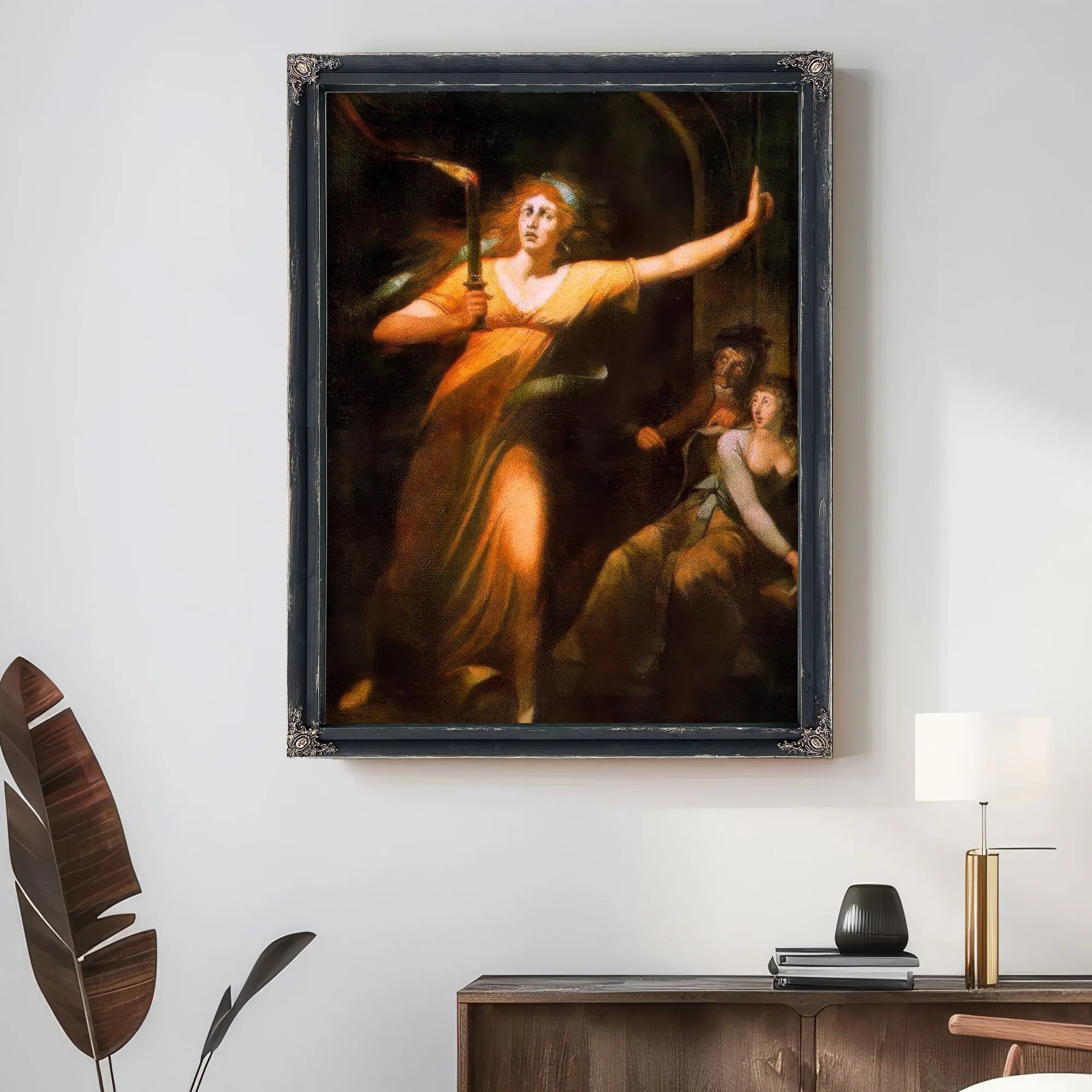 The Sleepwalking Lady Macbeth By Henry Fuseli Fine Art Print