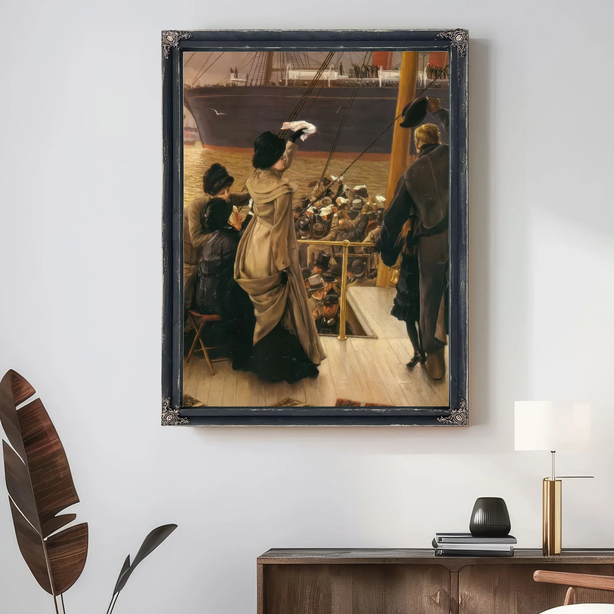 Goodbye On The Mersey By James Tissot Fine Art Print