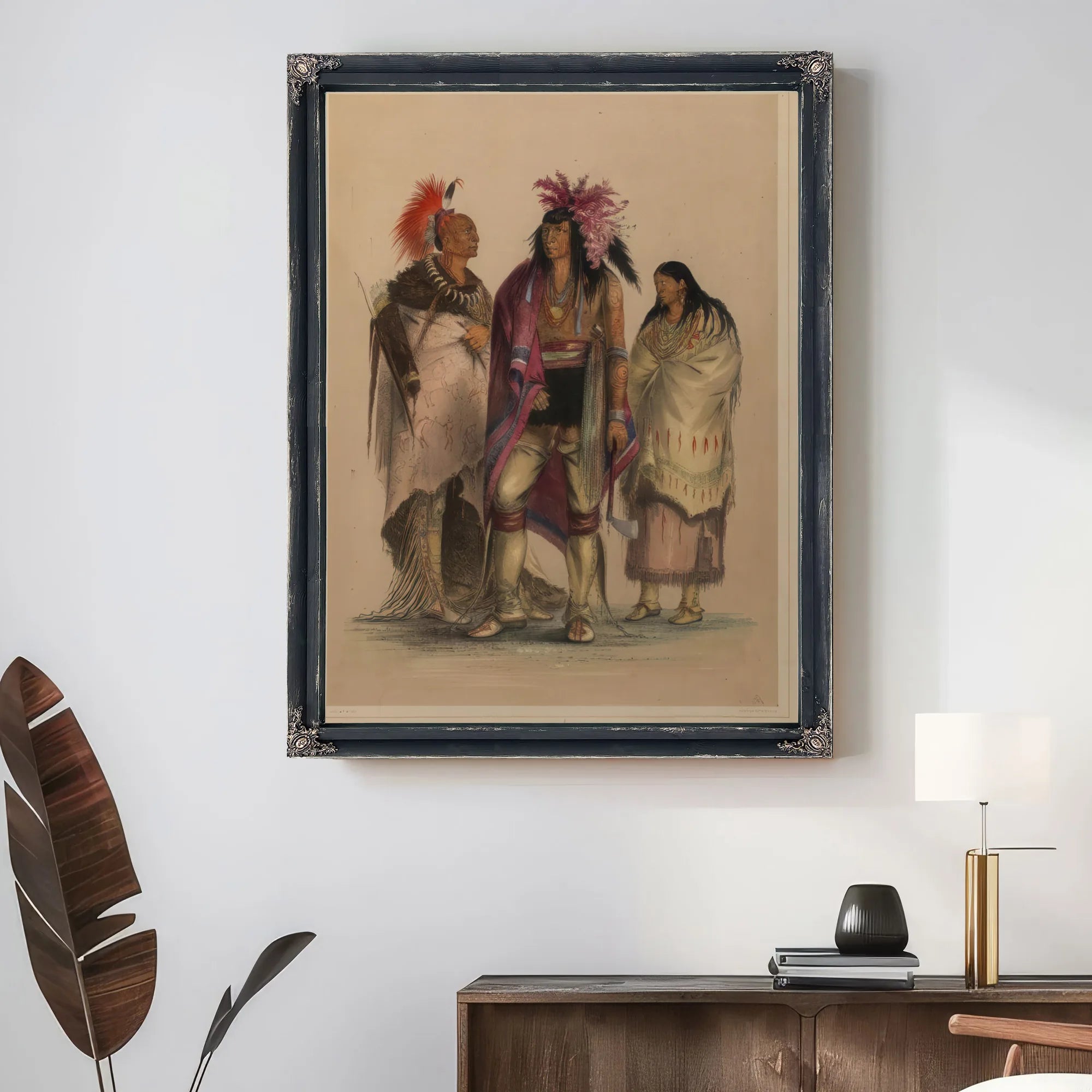 North American Indian Portfolio By George Catlin Fine Art Print