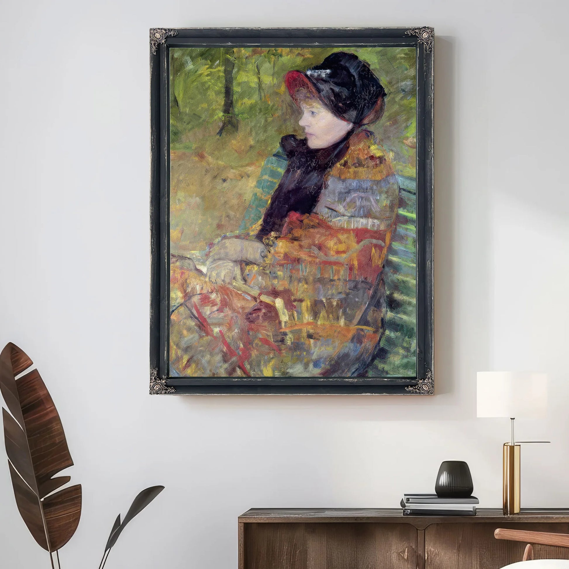 Portrait Of Mlle C. Lydia Cassatt 1 By Mary Cassatt Fine Art Print