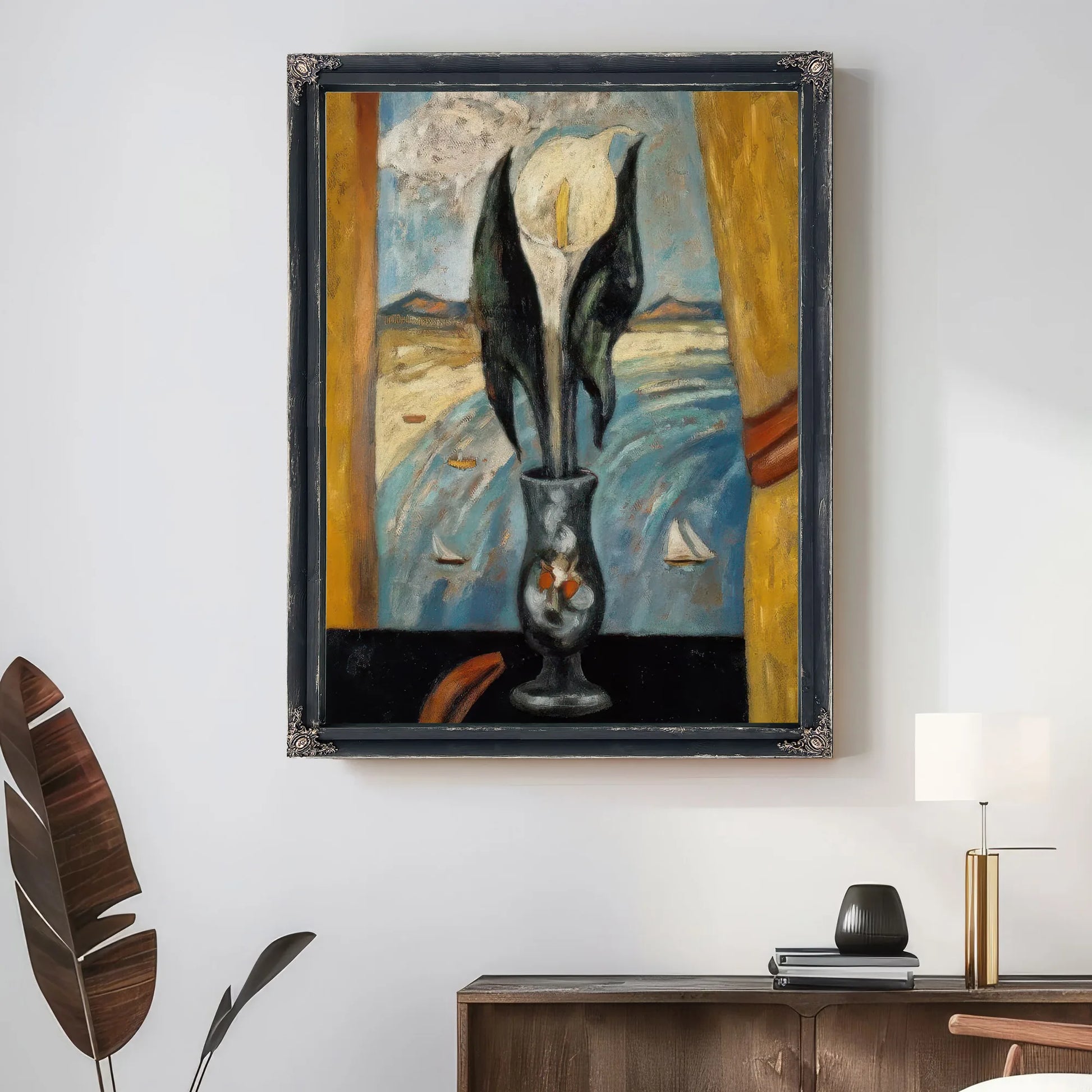 Atlantic Window By Marsden Hartley Fine Art Print