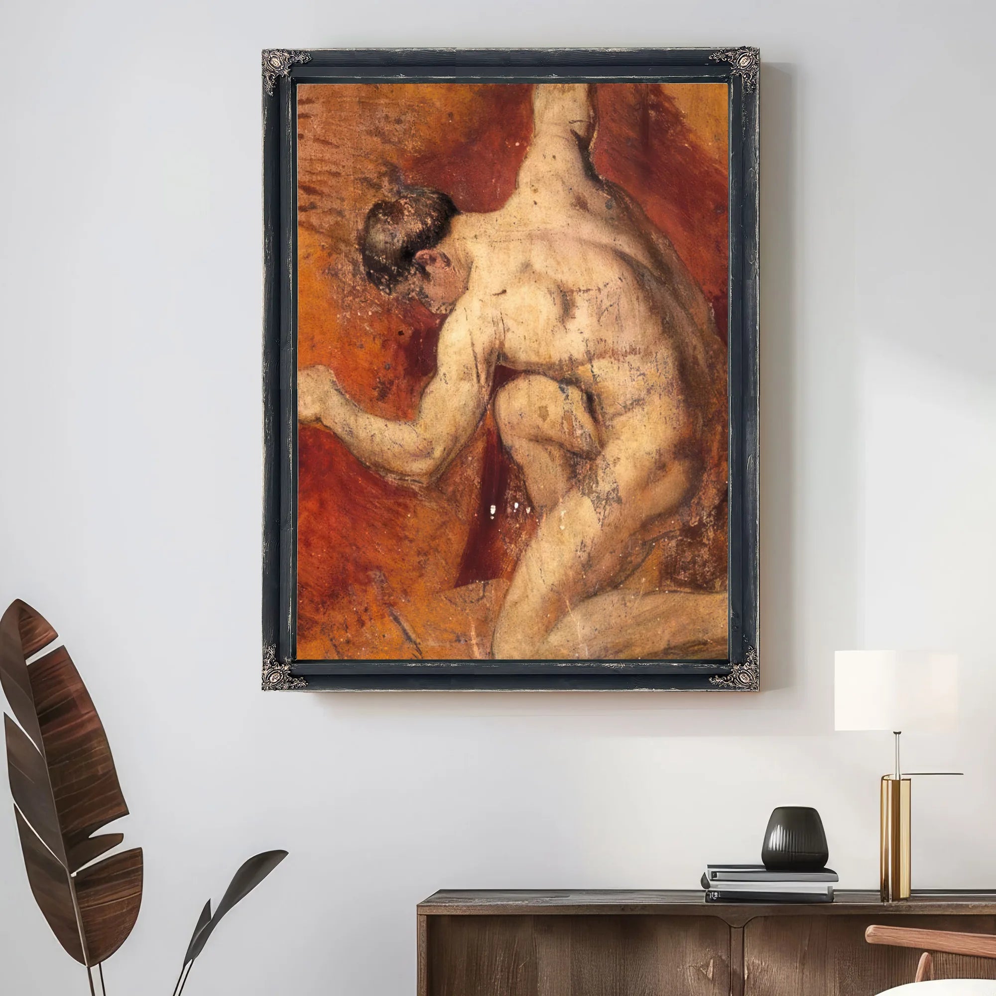 Male Nude 33 By William Etty Fine Art Print
