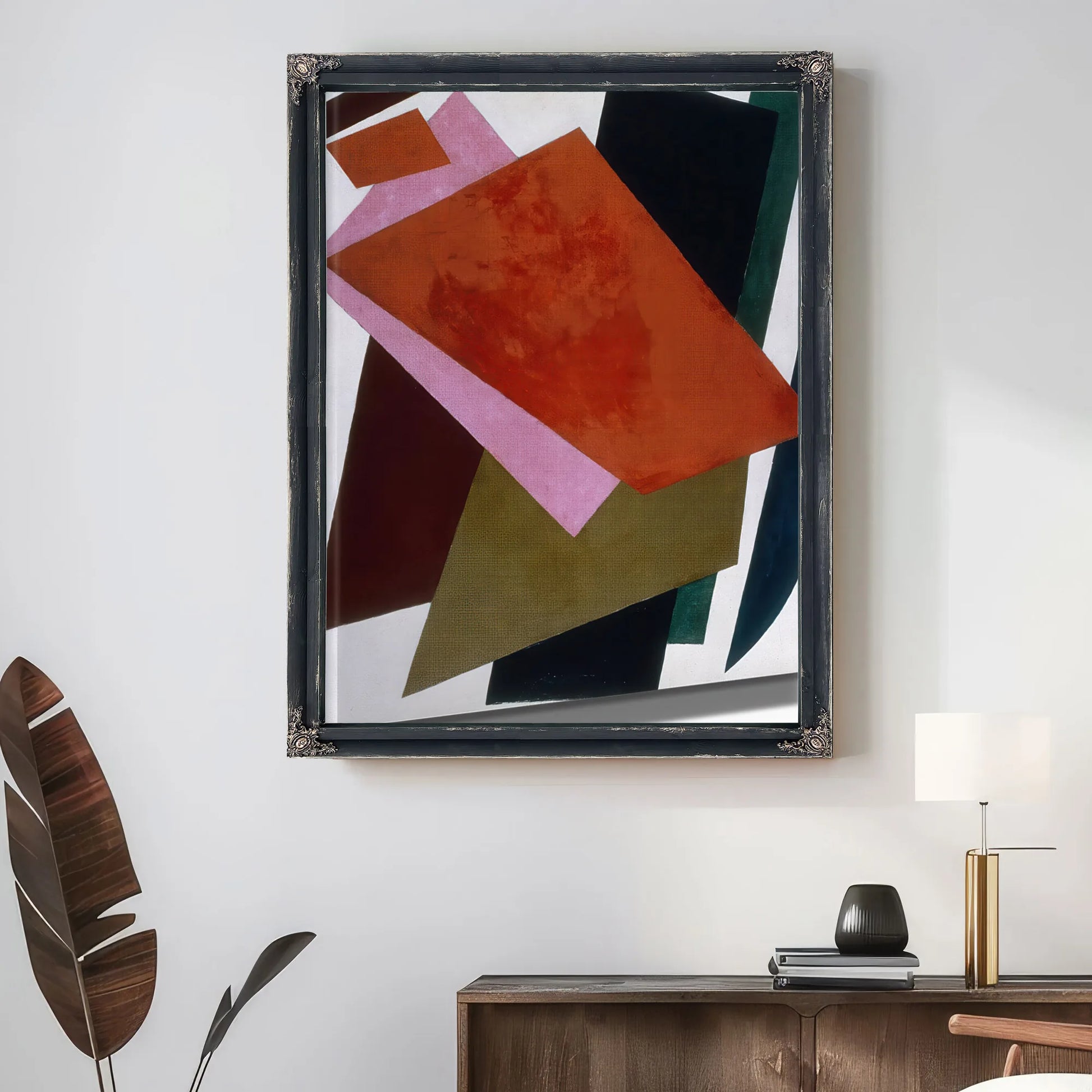 Painterly Architectonics 1917 107 X 88 Cm Krasnodar District Kovalenko Art Museum By Liubov Popova Fine Art Print
