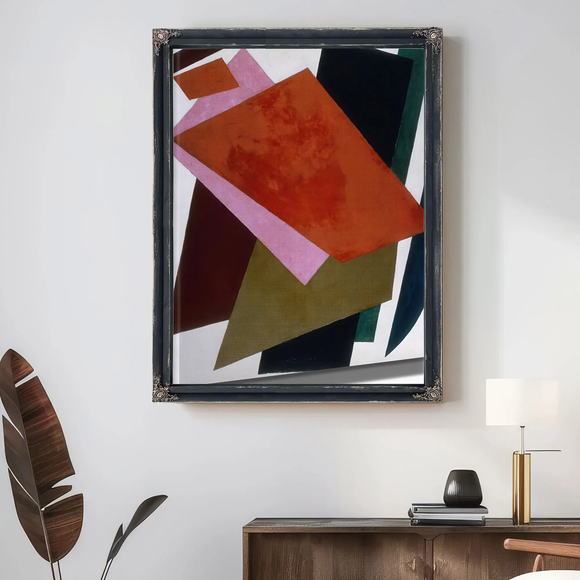 Painterly Architectonics 1917 107 X 88 Cm Krasnodar District Kovalenko Art Museum By Liubov Popova Fine Art Print