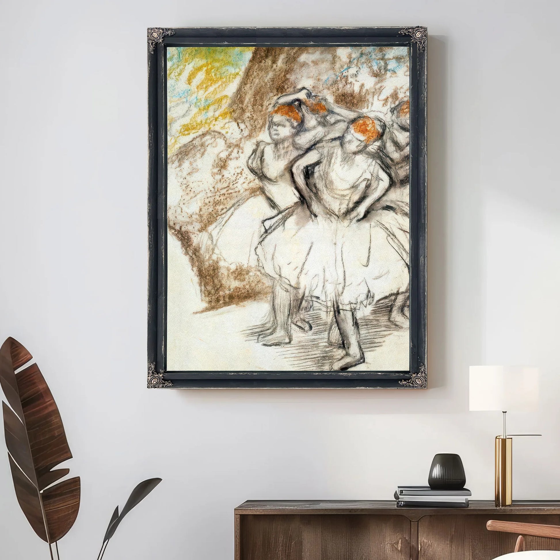 Study For Dancers In Pink By Edgar Degas Fine Art Print