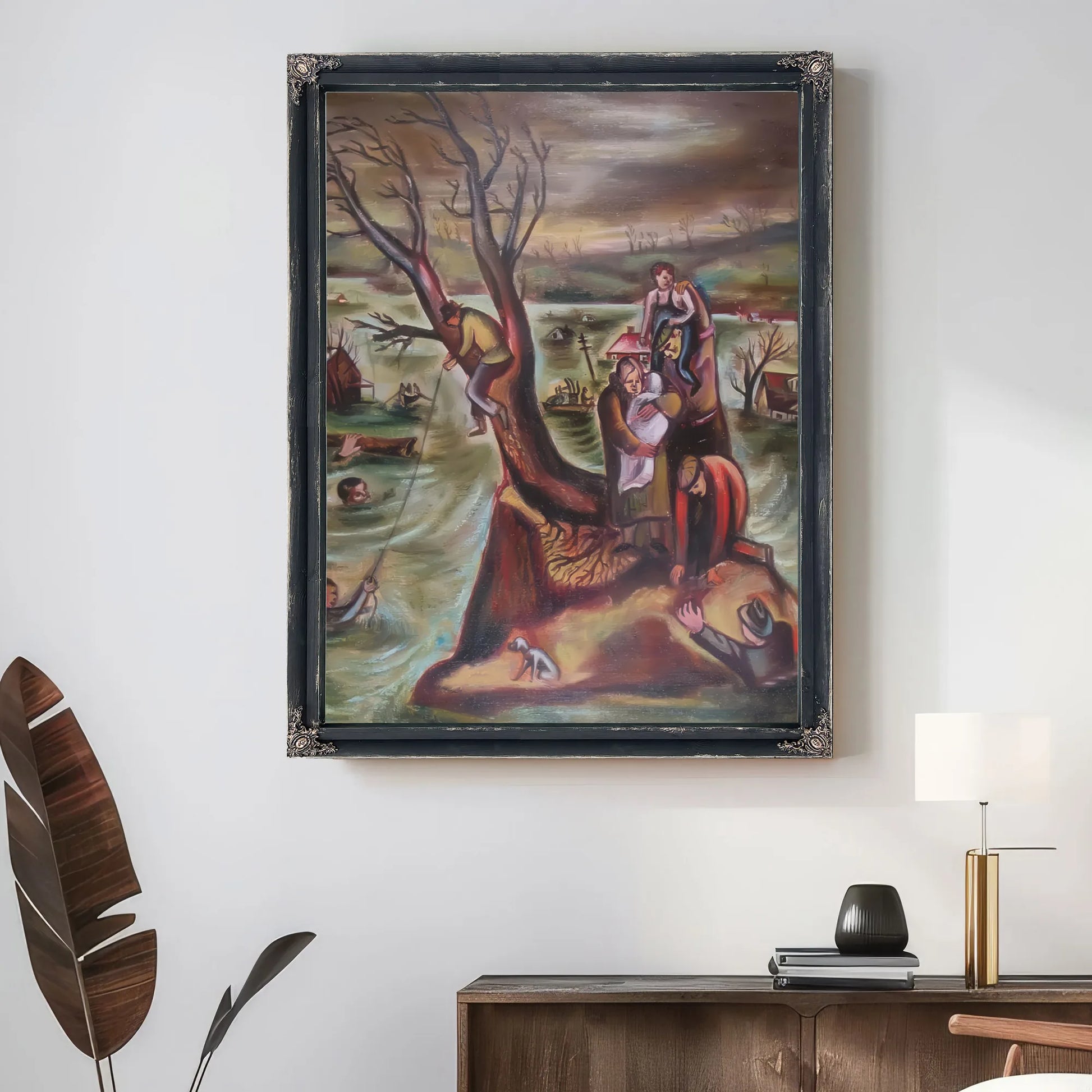 The Flood By Leon Bibel Fine Art Print