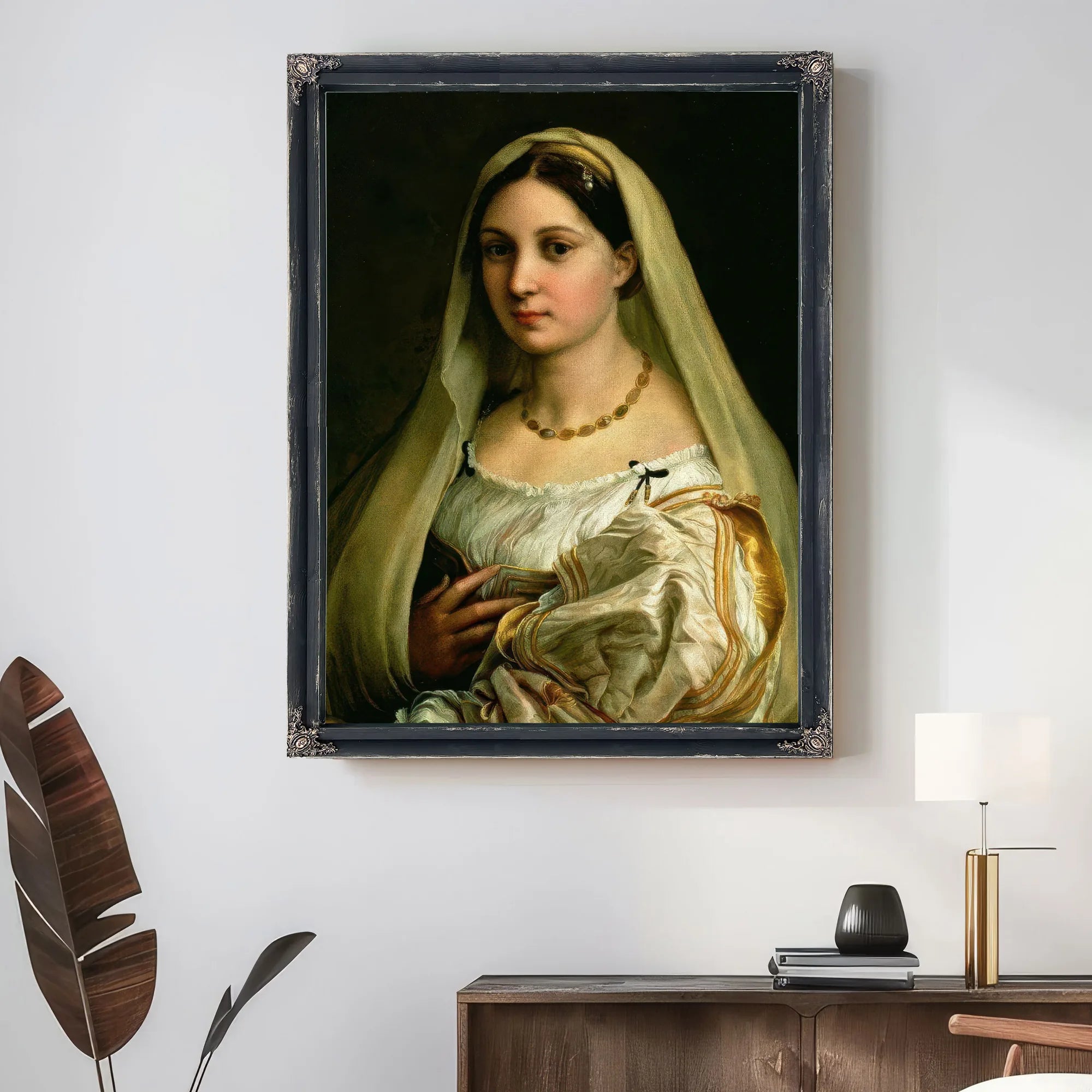 The Veiled Woman Or La Donna Velata By Raphael Fine Art Print
