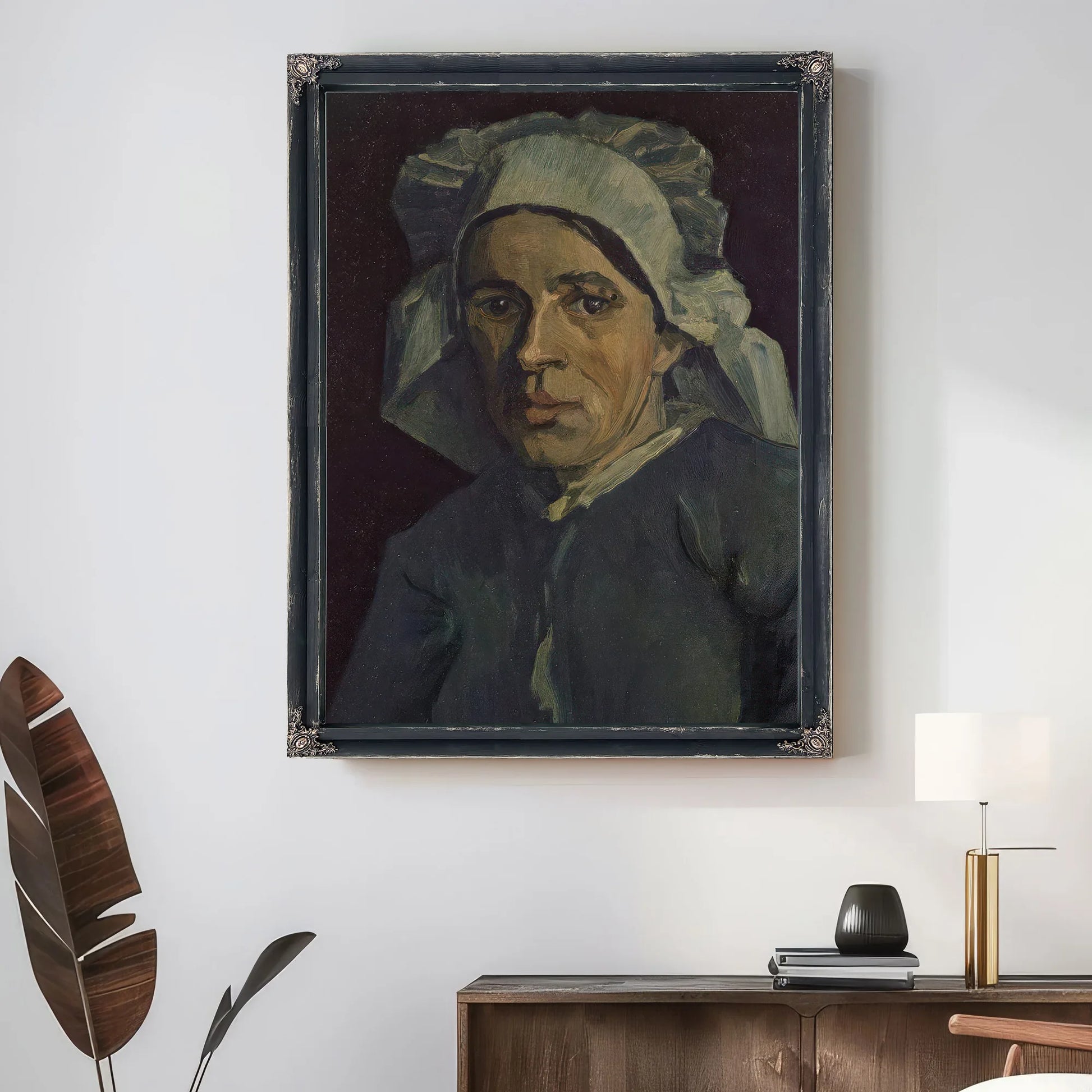 Head Of A Woman By Vincent Van Gogh Fine Art Print