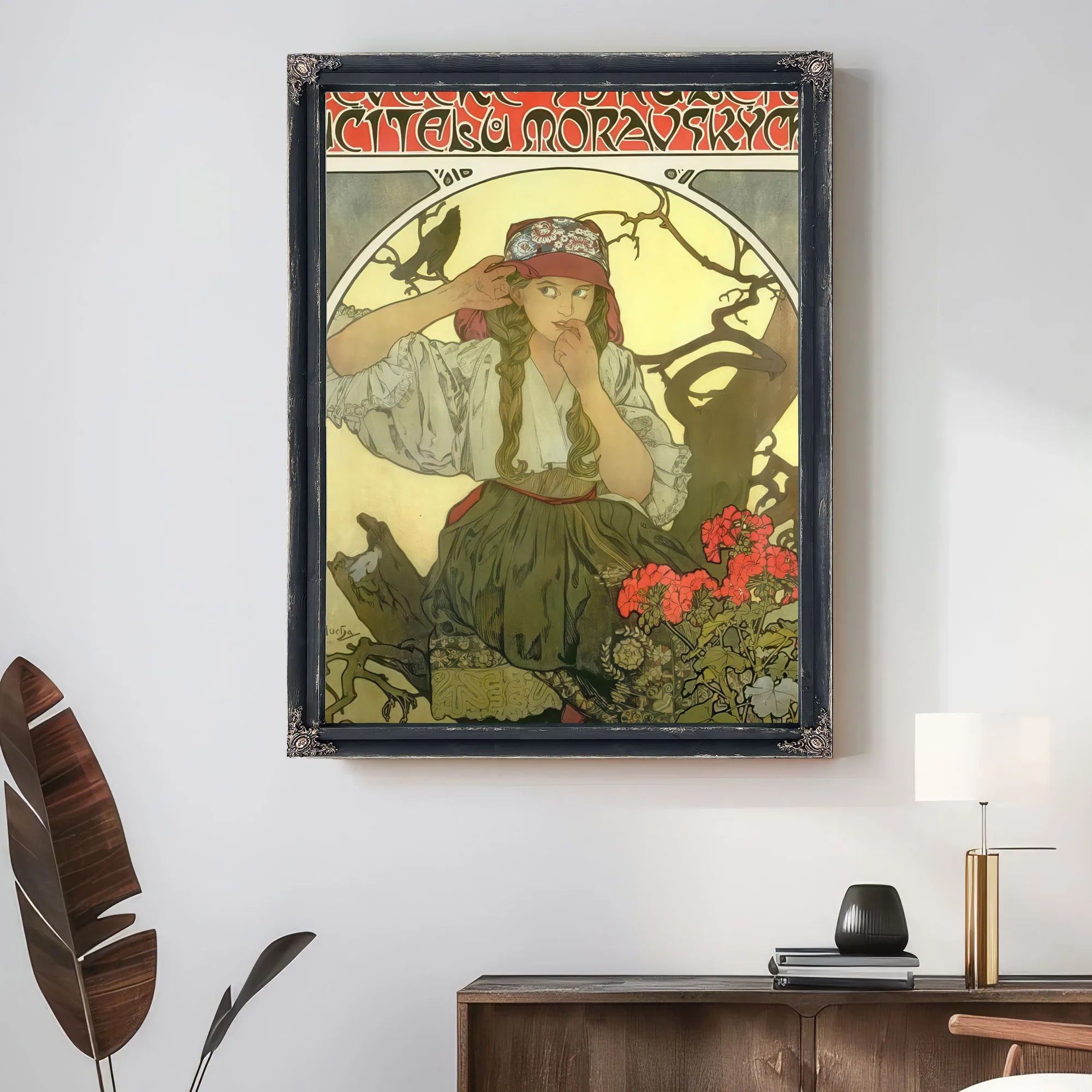 Moravian Teachers Choir By Alphonse Mucha Fine Art Print