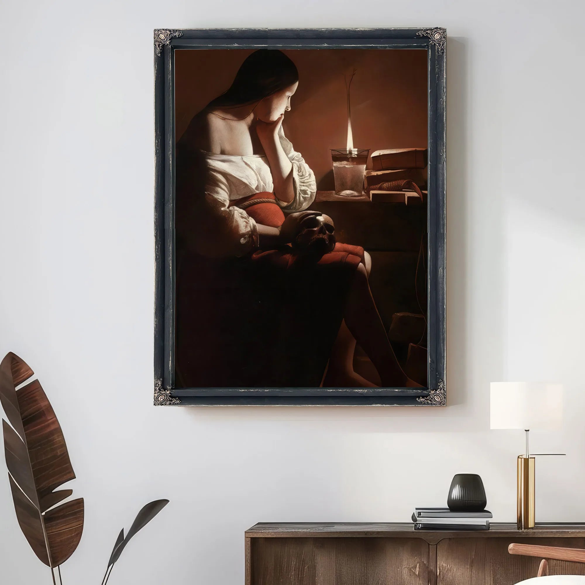The Magdalene With The Smoking Flame 1640 By Georges De La Tour Fine Art Print