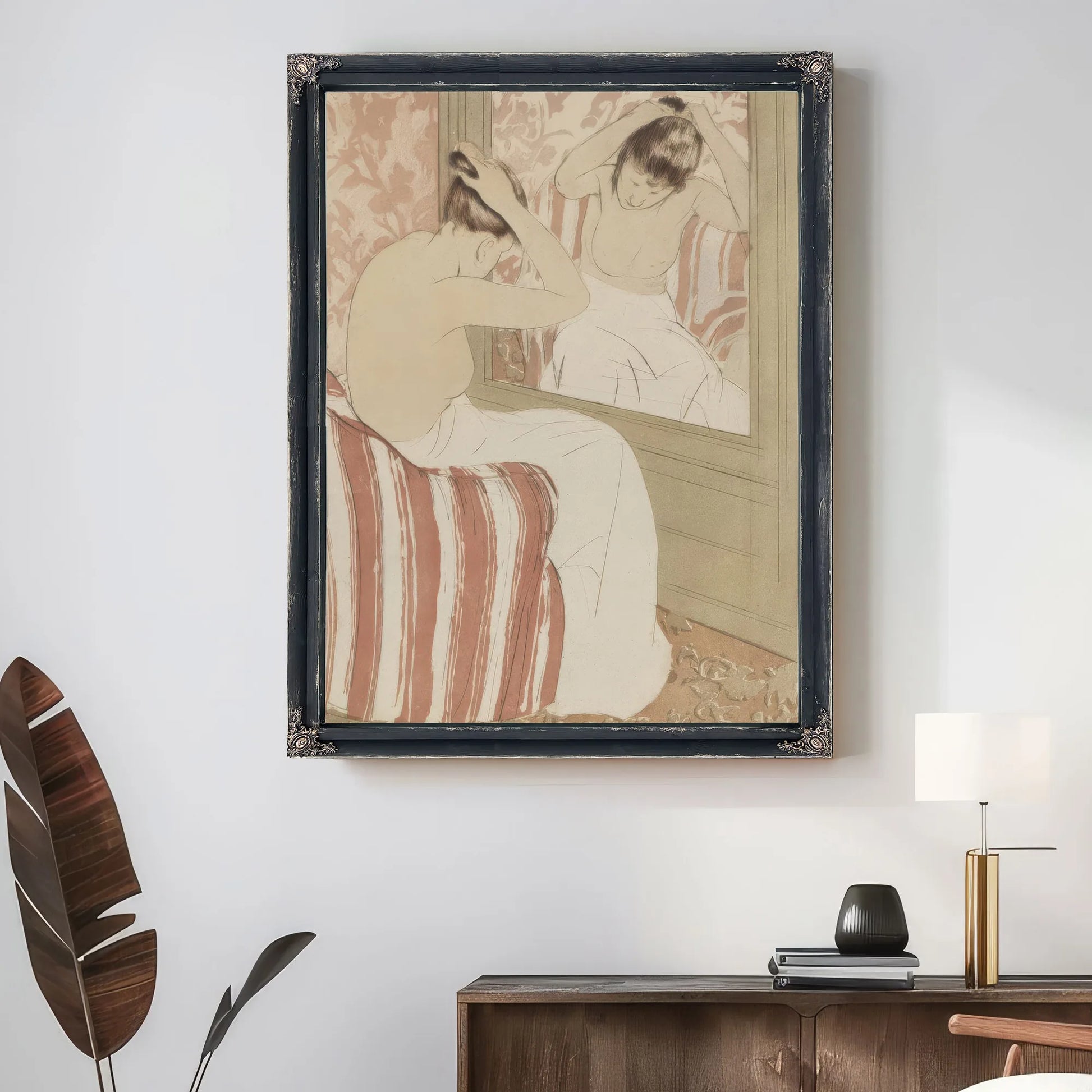 The Coiffure By Mary Cassatt Fine Art Print