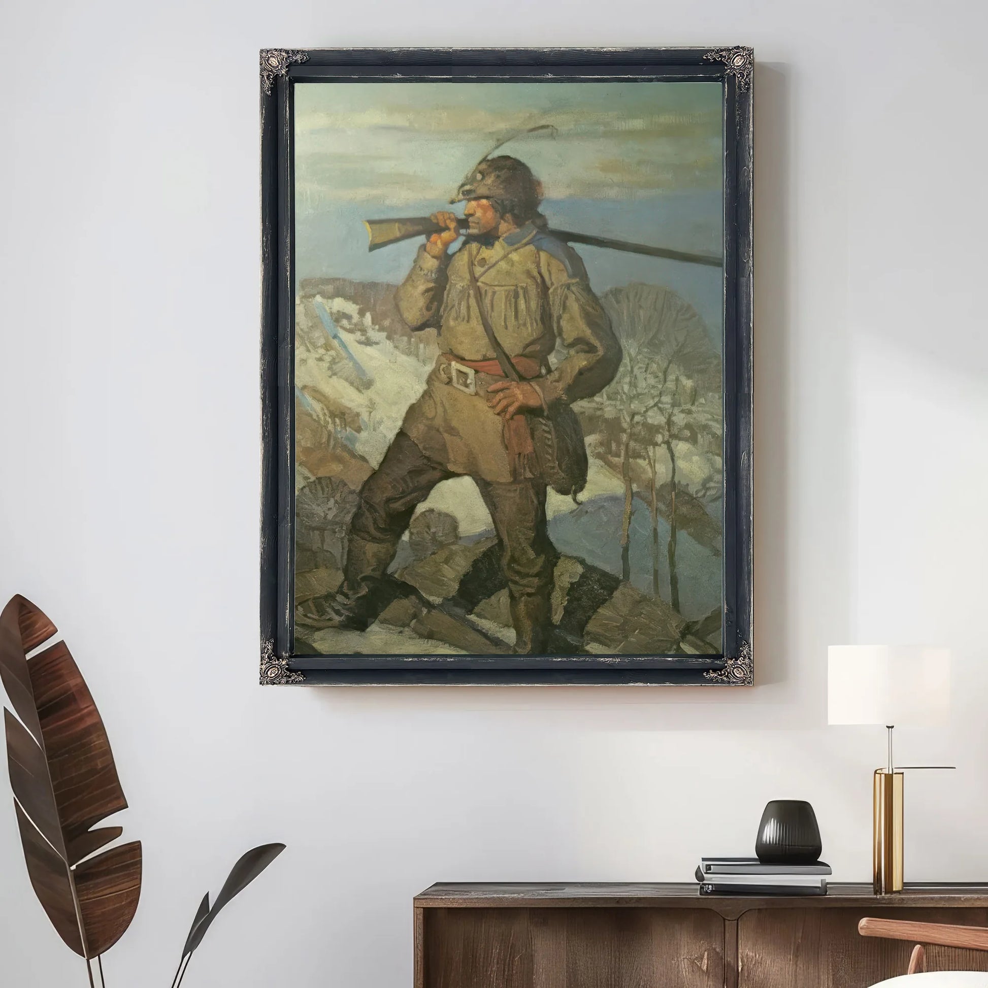 The Fronteirsman By NC Wyeth Fine Art Print