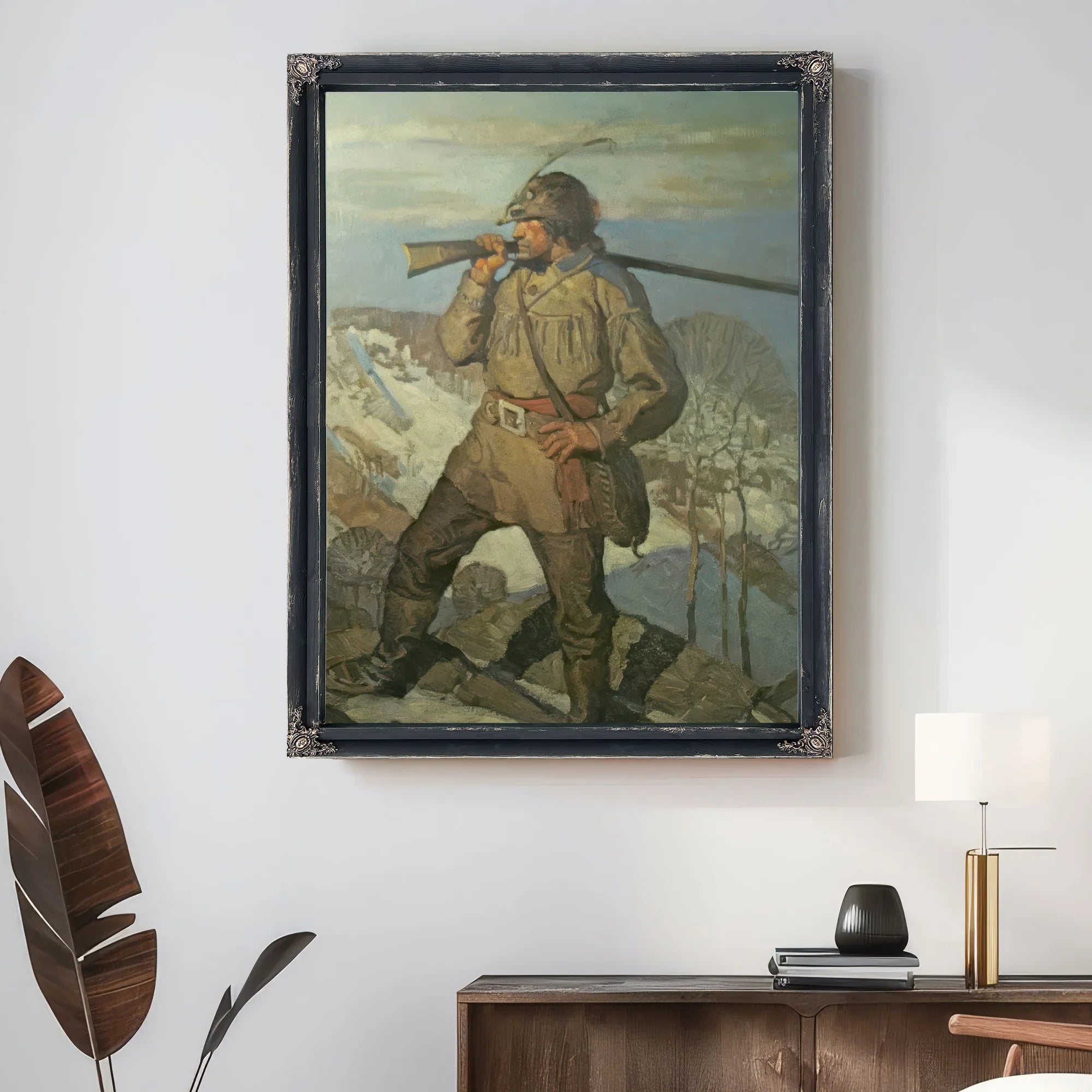 The Fronteirsman By NC Wyeth Fine Art Print