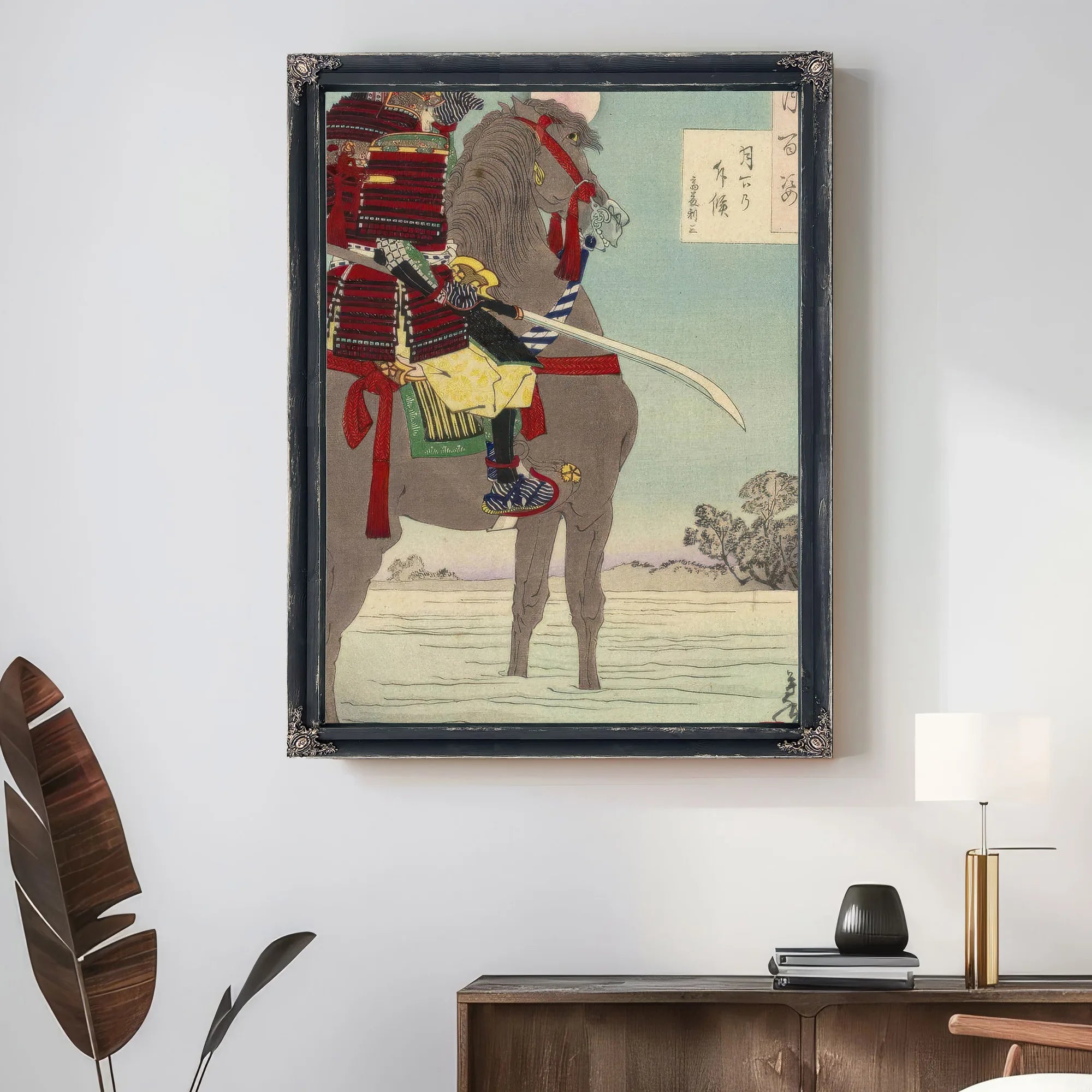 100 Aspects No 8 Moonlight Patrol 1885 By Tsukioka Yoshitoshi Fine Art Print