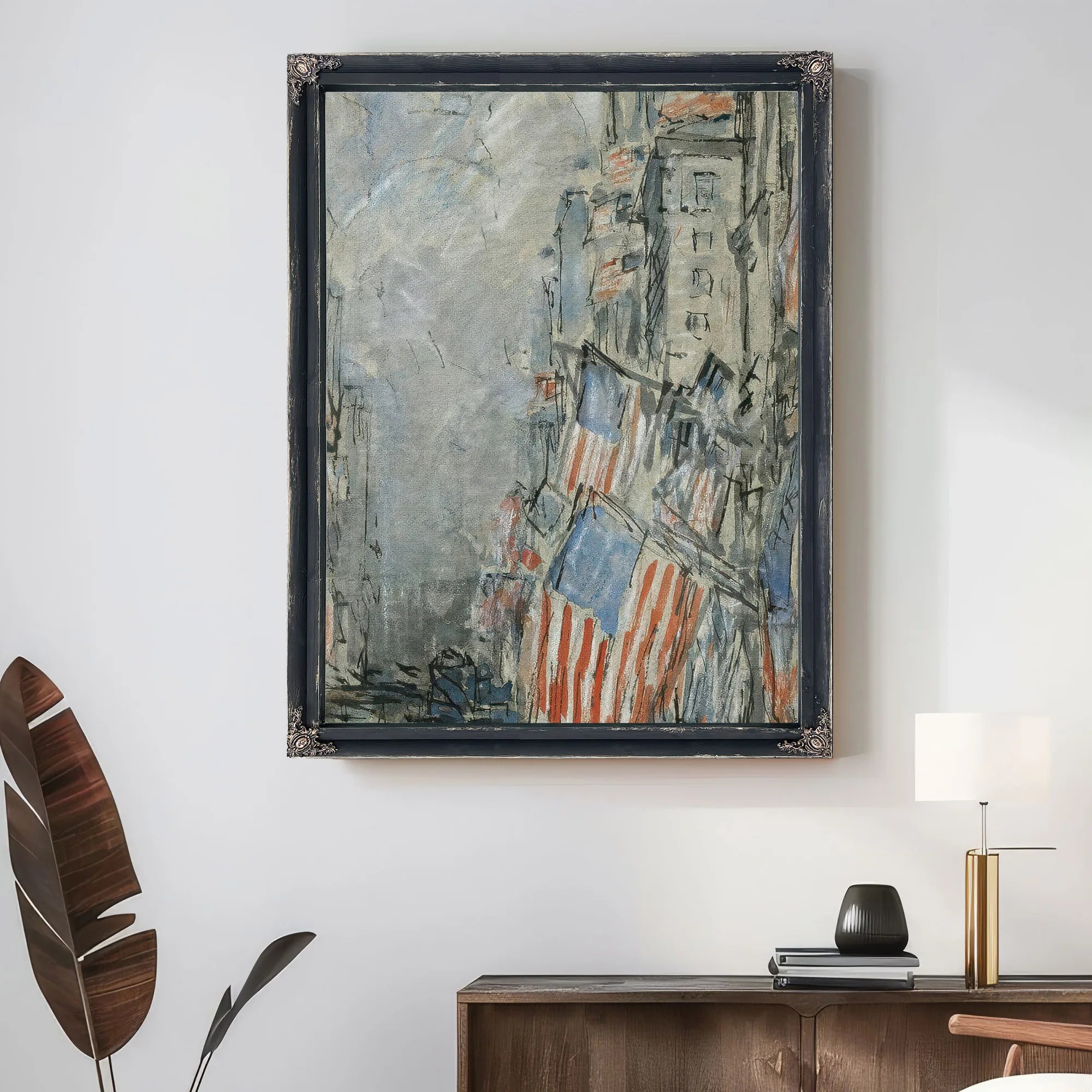Flag Day, Fifth Avenue, July 4Th 1916 By Childe Hassam Fine Art Print