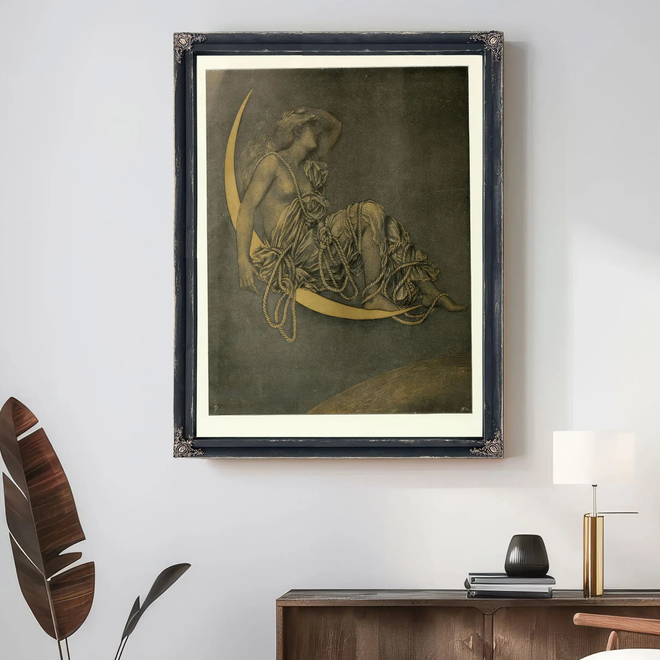 Luna By  Ts 83 021900 by Evelyn De Morgan