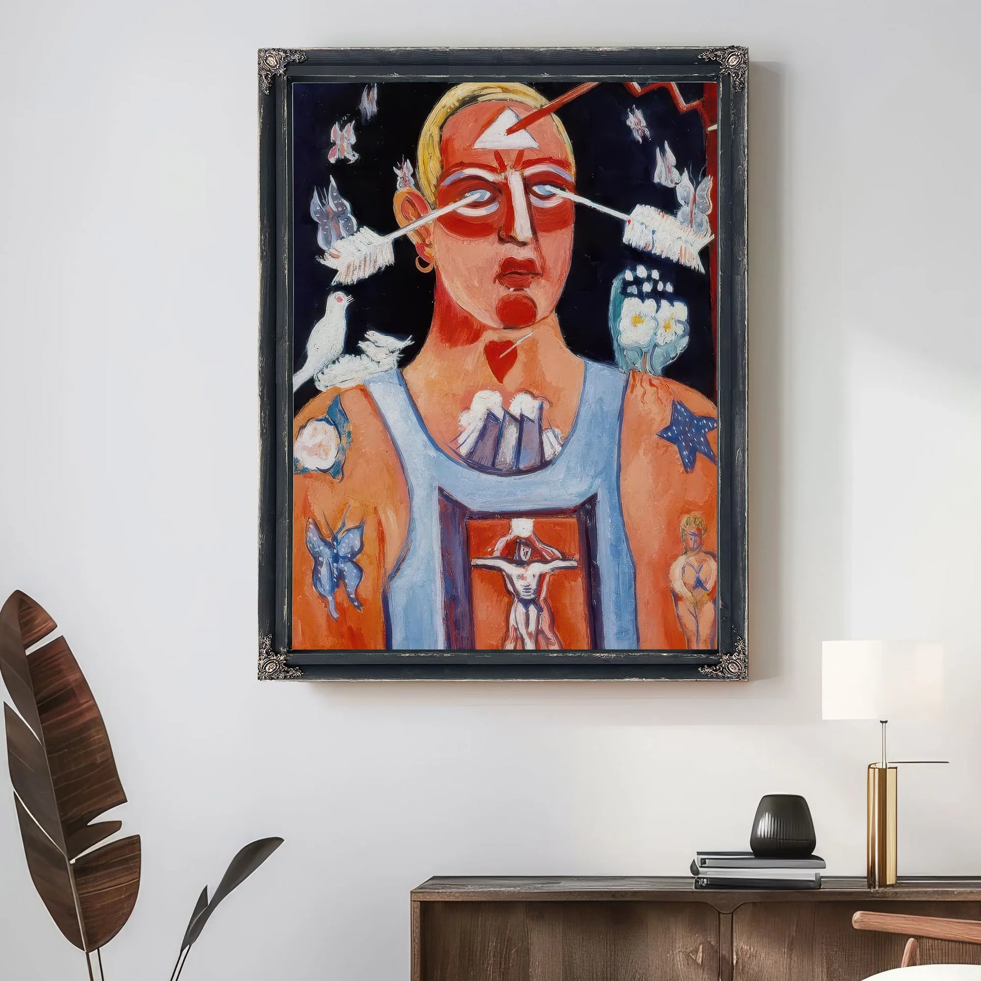 Sustained Comedy By Marsden Hartley Fine Art Print