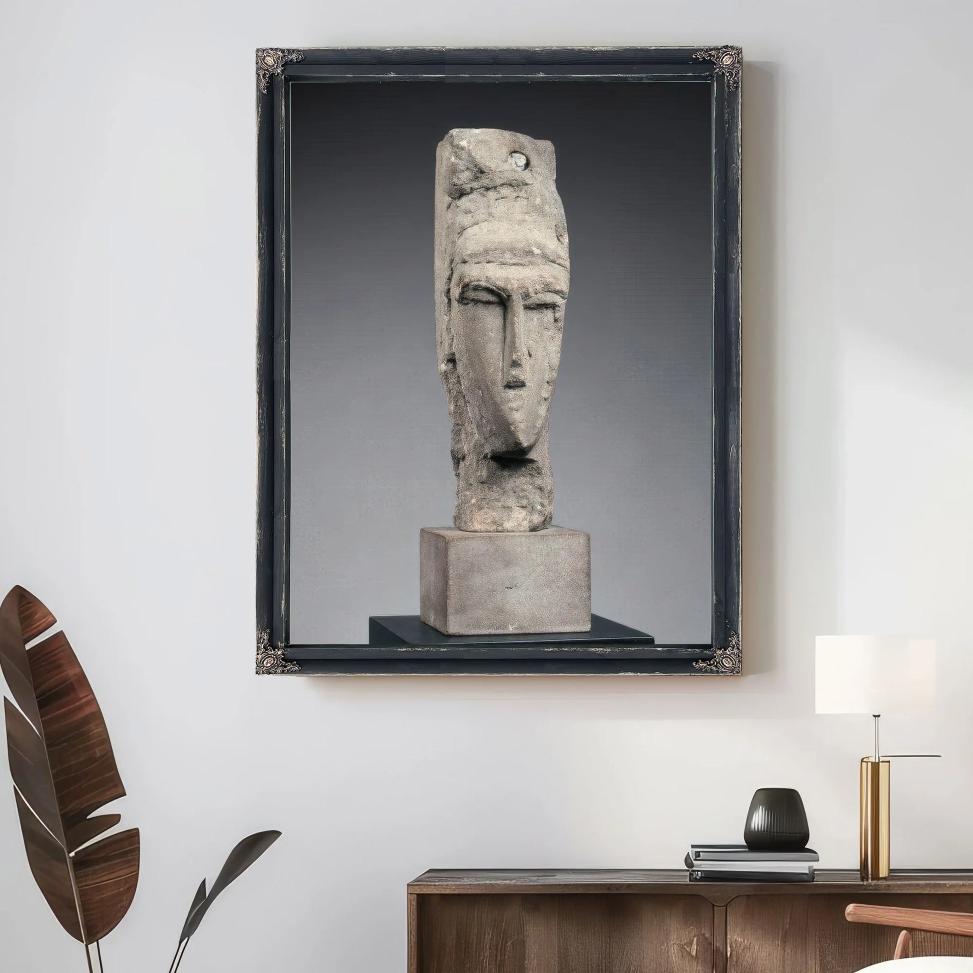 Head (Tête) By Amedeo Modigliani Fine Art Print
